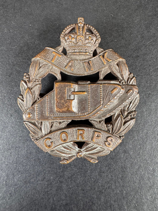 The Tank Corps cap badge