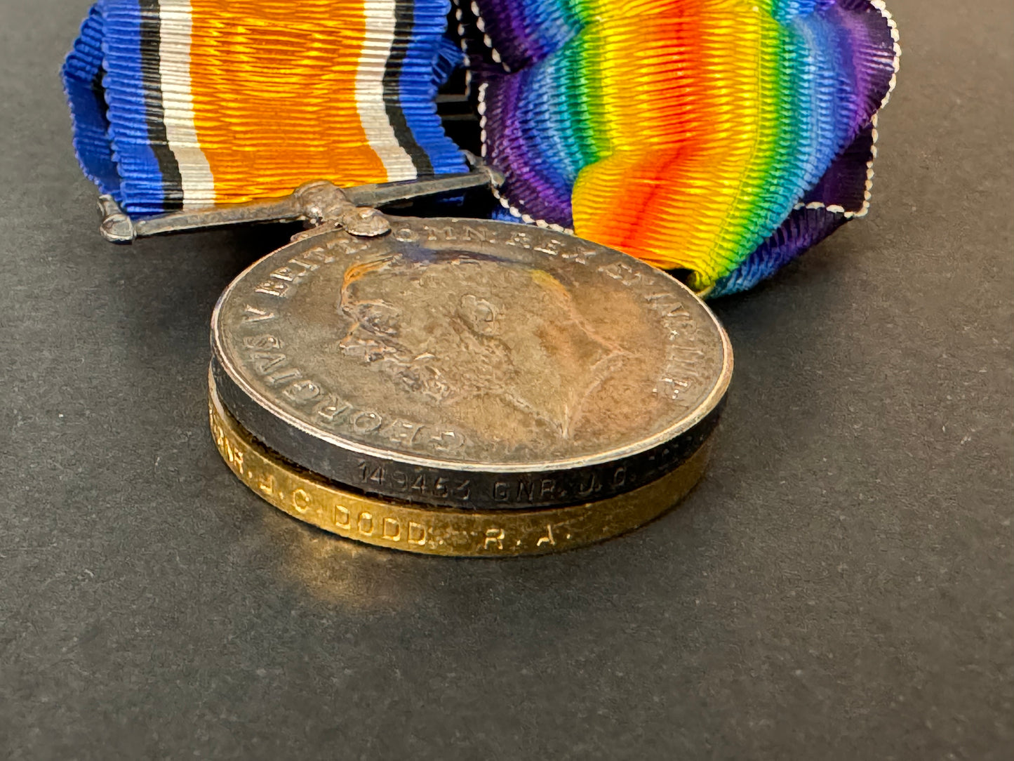 Photo 5 of WW1 British War Medal & Victory Medal - Royal Artillery - collectible militaria item