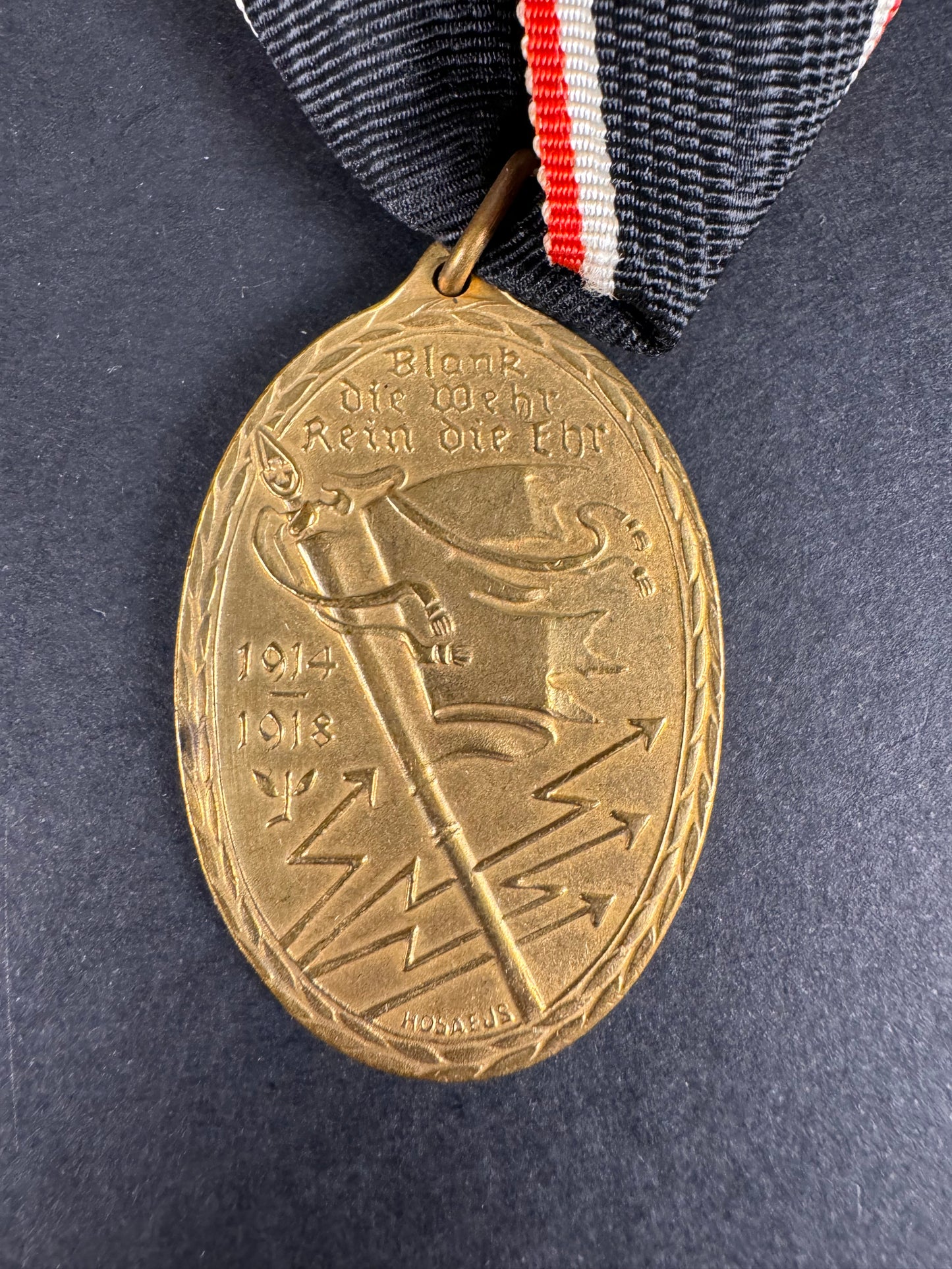 Photo 2 of WW1 German Army Veterans 1914-1918 Kyffhauserbund Medal - collectible militaria item