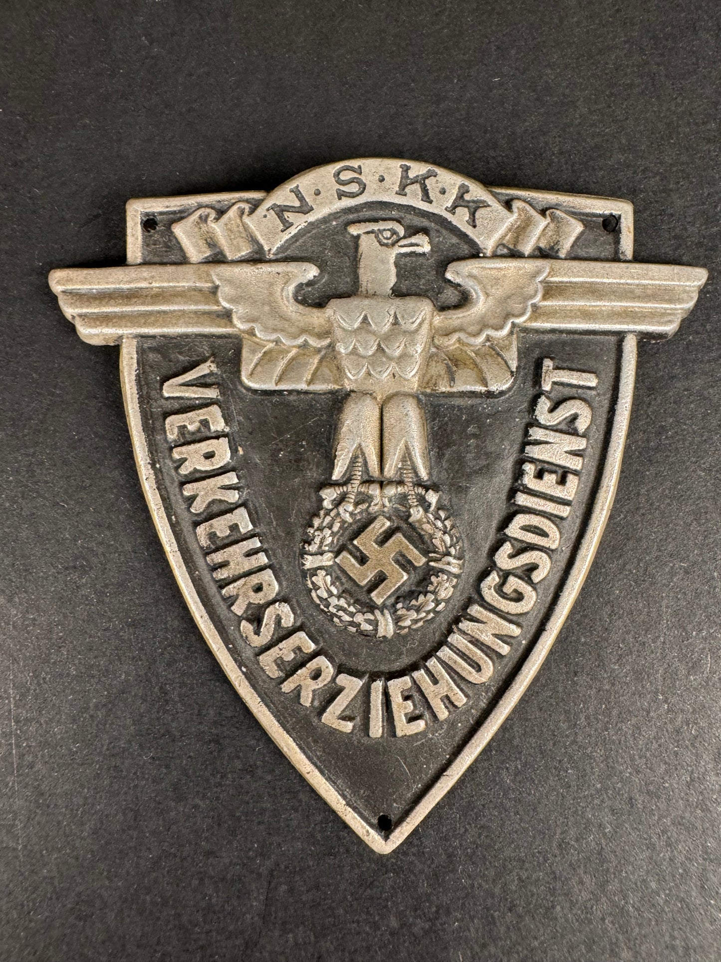 Photo 2 of Third Reich NSKK Motor Traffic Education Service Arm Badge - collectible militaria item