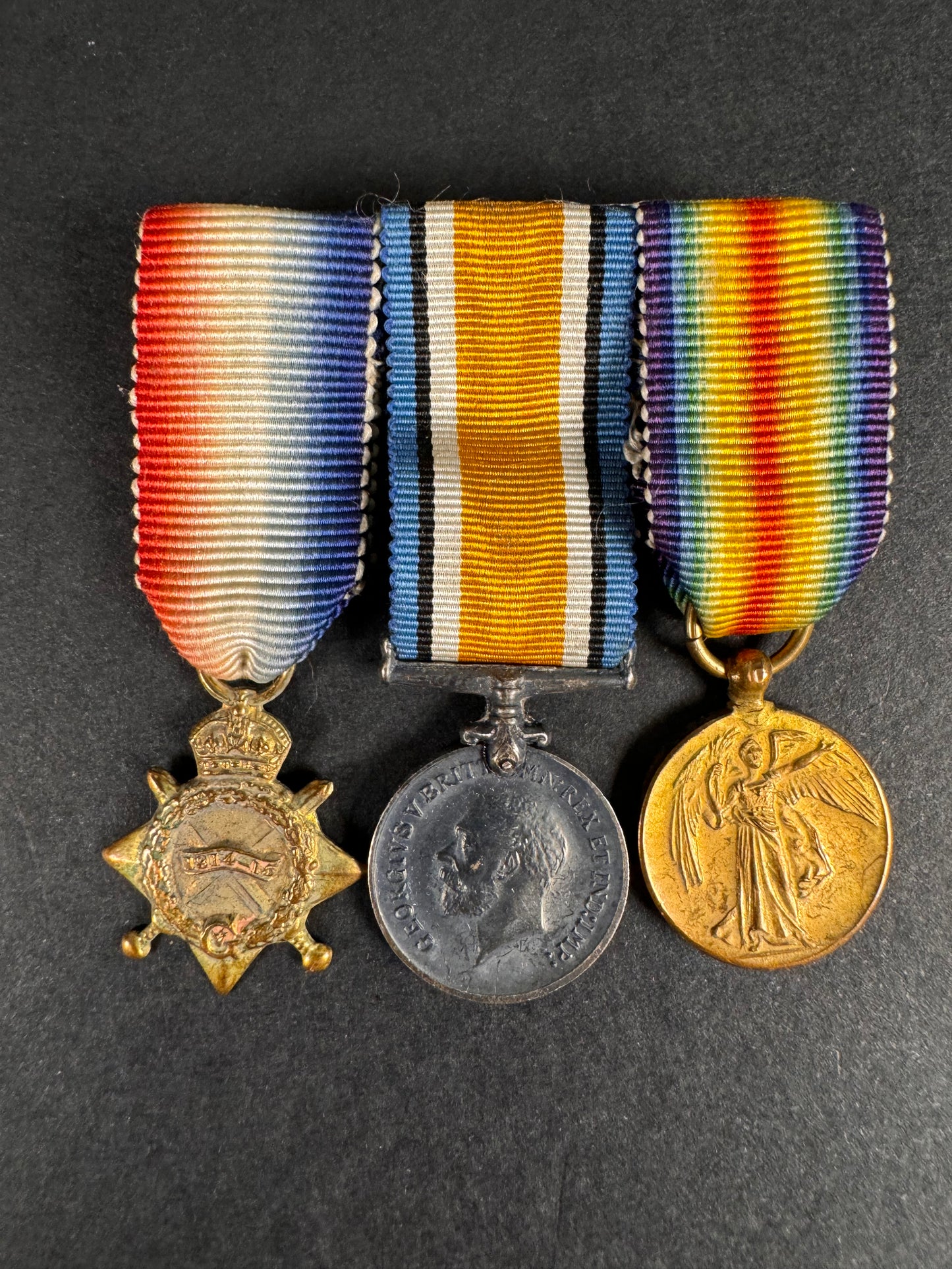 Photo 1 of WW1 British Miniature Medals - collectible militaria item