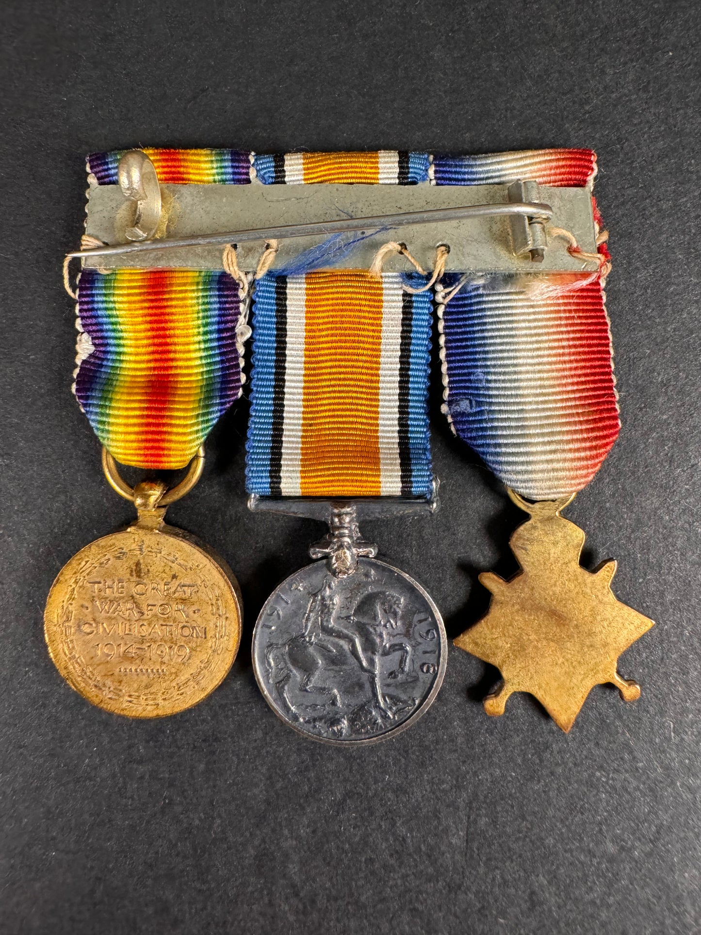 Photo 2 of WW1 British Miniature Medals - collectible militaria item