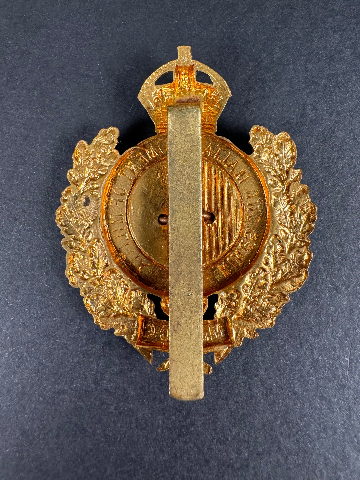 Photo 2 of WW1 British Army The King’s Own Malta Regiment of Militia Pagri Cap Badge - collectible militaria item