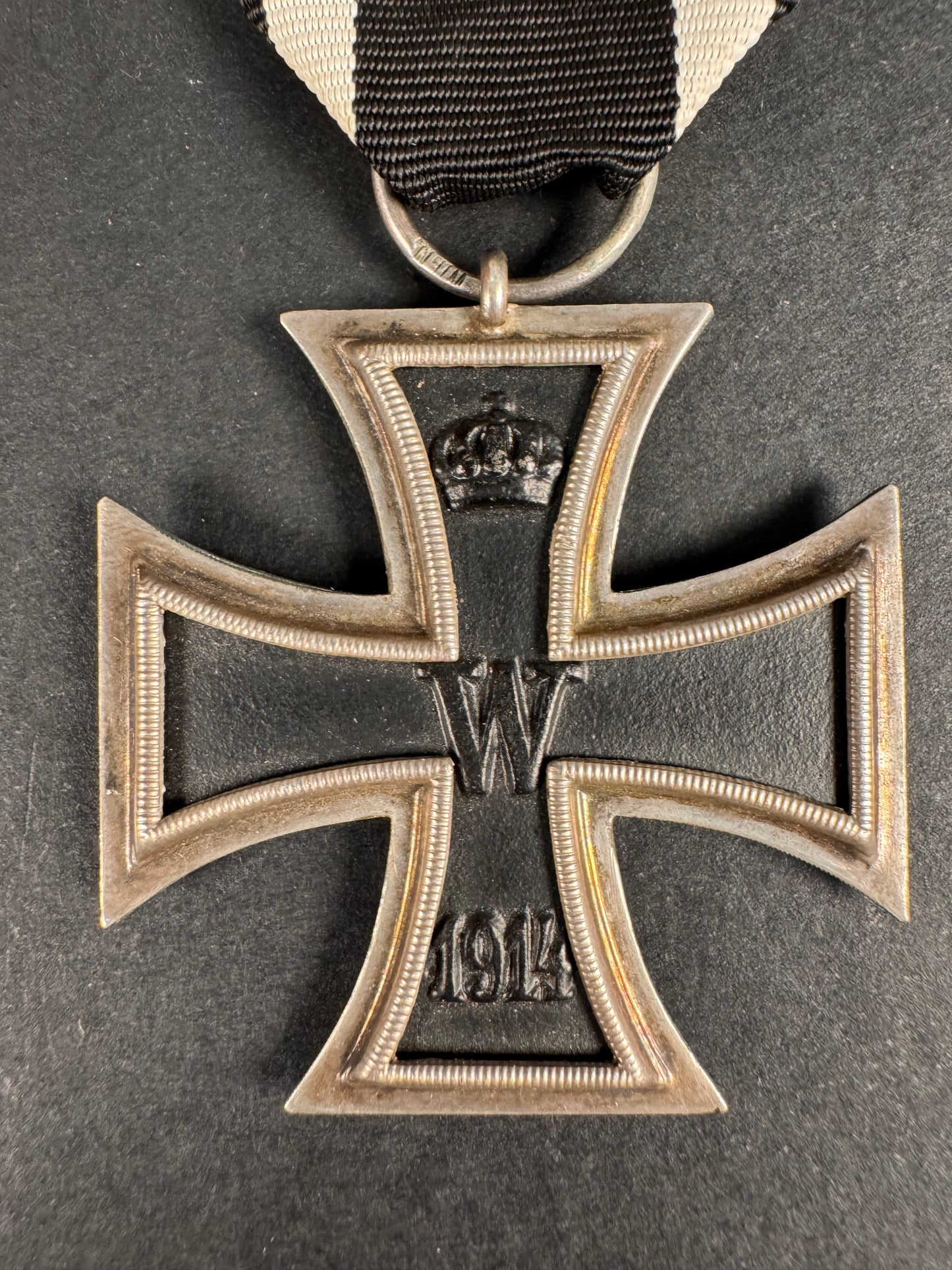 Photo 2 of WW1 German Army 1914 Iron Cross 2nd Class Medal WILM - collectible militaria item