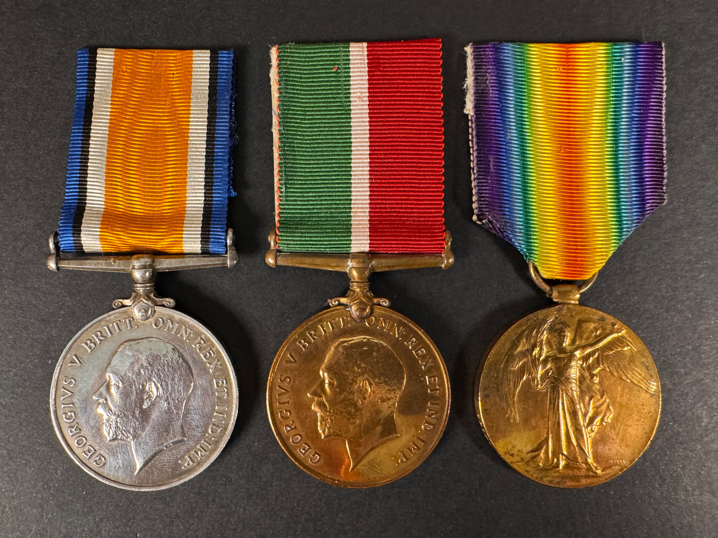 Photo 1 of WW1 British Royal Navy Reserve Mercantile Marine Medal Group - collectible militaria item