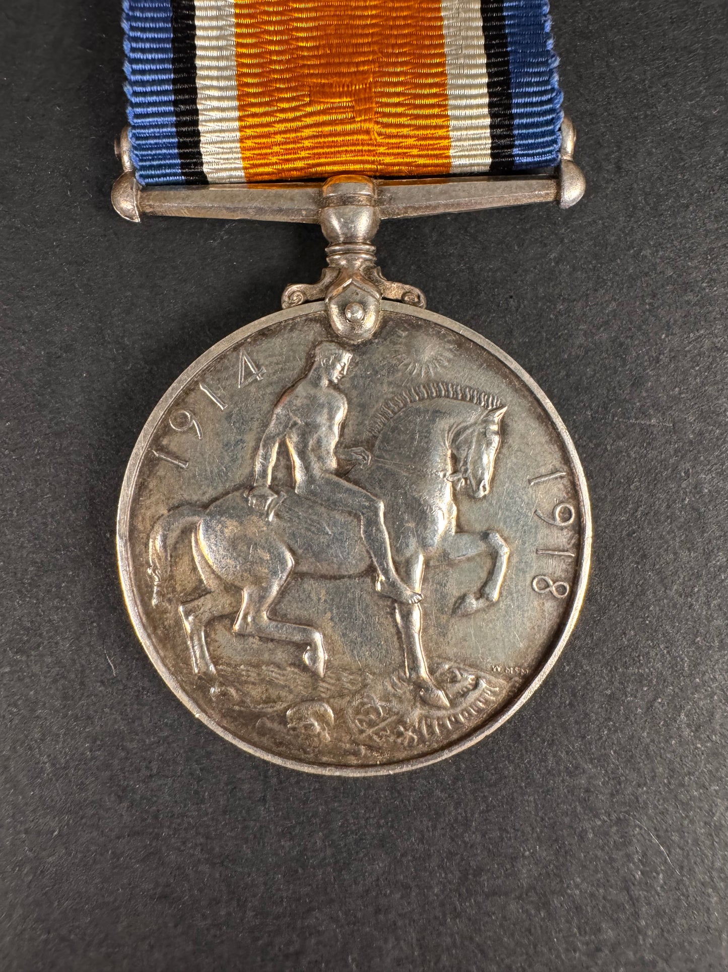 Photo 3 of WW1 British War Medal Mercantile Marine - Merchant Navy - collectible militaria item