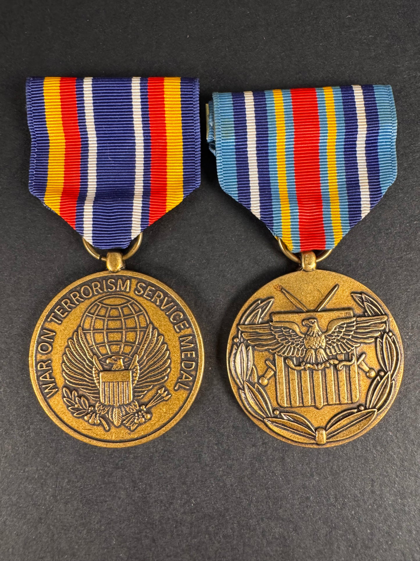 Photo 1 of United States War on Terrorism Expeditionary Medal & Service Medal - collectible militaria item