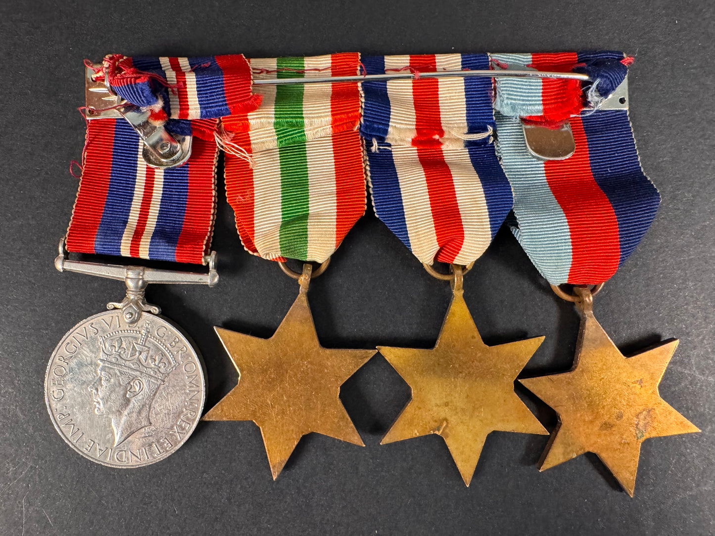 Photo 2 of WW2 British Italy Star Medal Bar Group - collectible militaria item