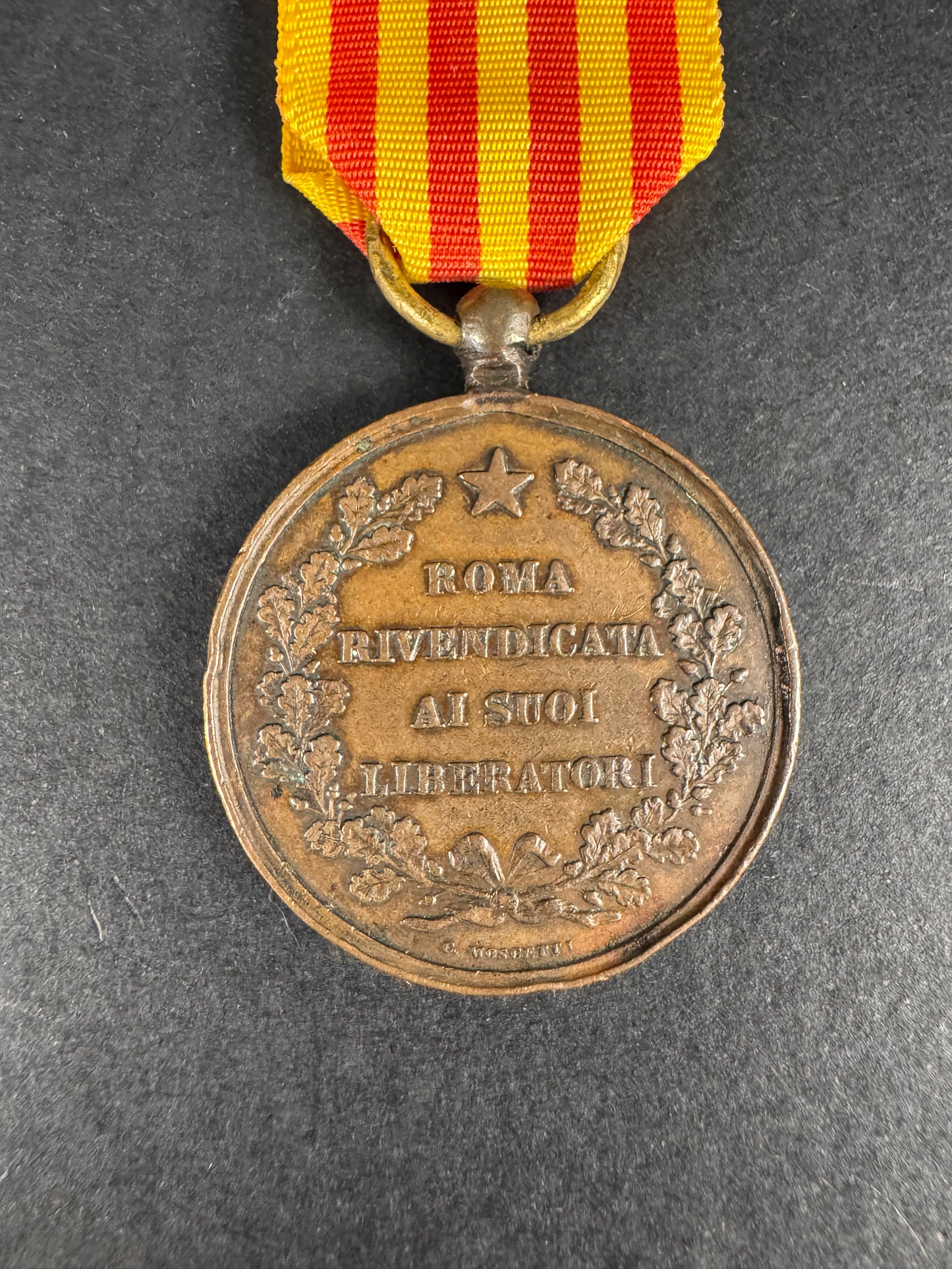 Photo 3 of Italian Kingdom Medal for the Liberation of Rome 1870 - collectible militaria item