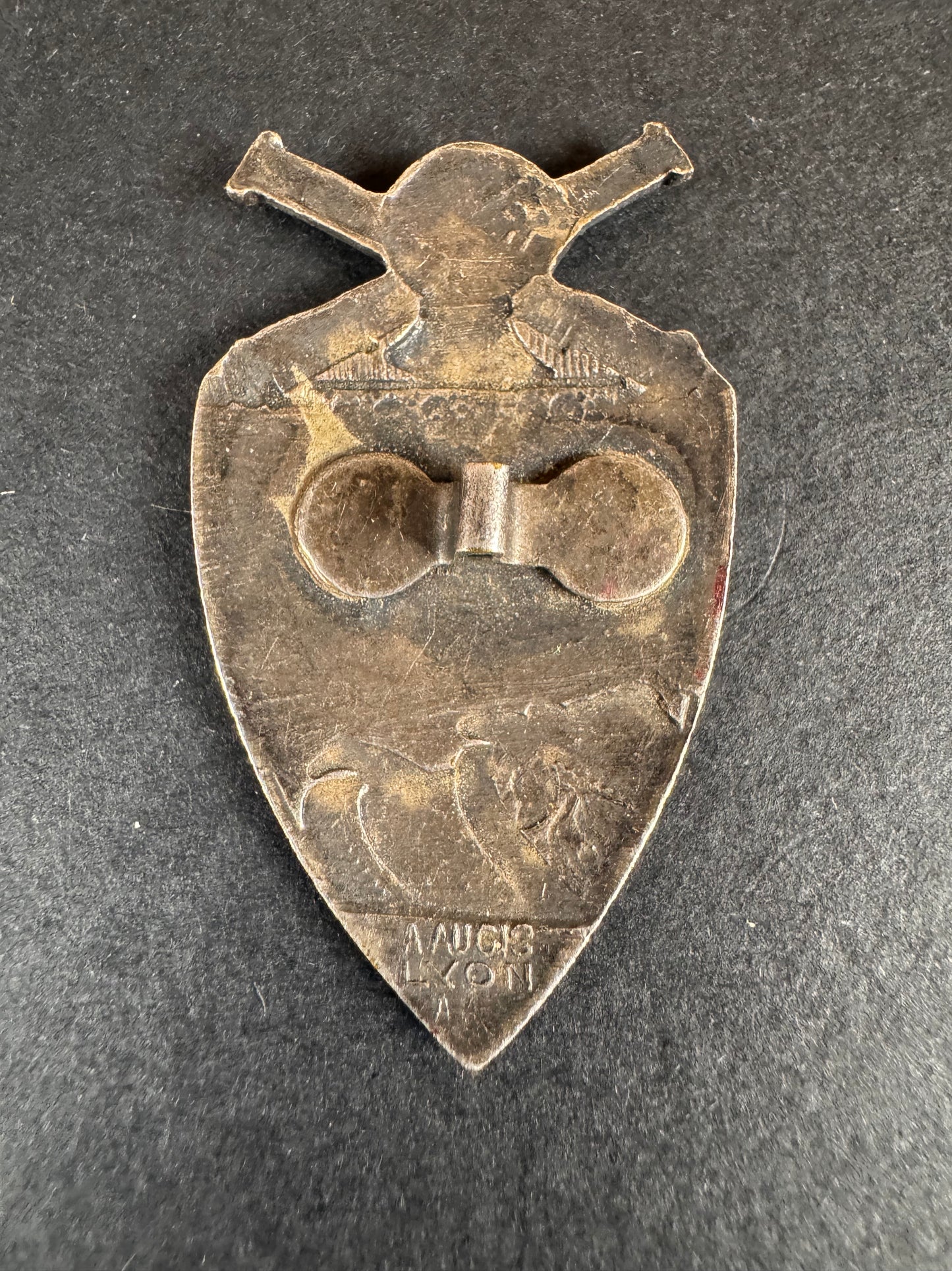Photo 2 of French Army 12th Alpine Tank Battalion BCCA Pocket Badge - collectible militaria item