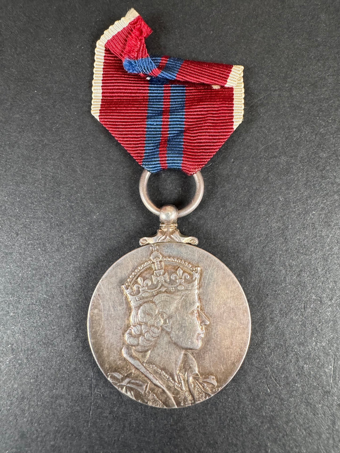 Photo 1 of Queen Elizabeth II Coronation Medal ERII - collectible militaria item
