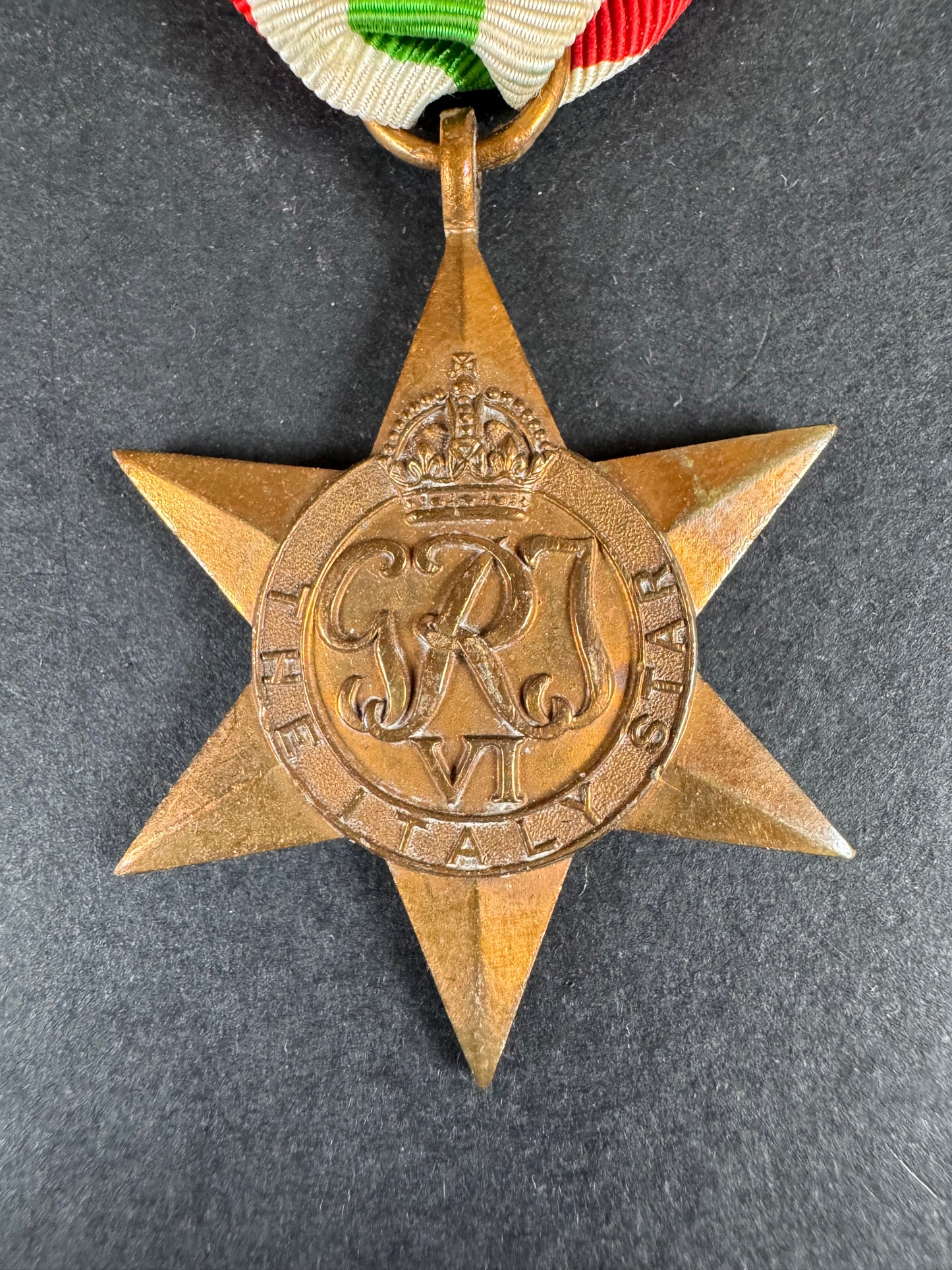 Photo 2 of WW2 British Italy Star Campaign Medal - collectible militaria item