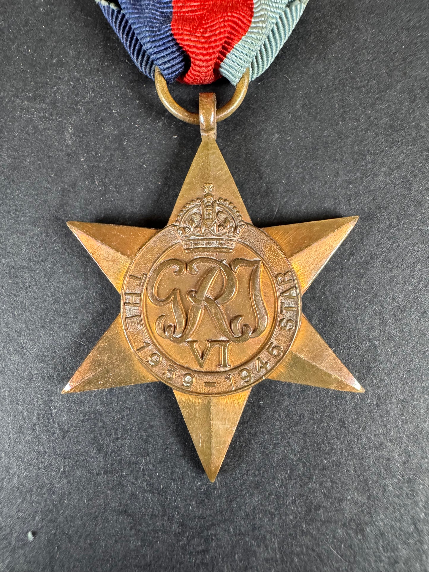Photo 2 of WW2 British 1939 - 1945 Star Campaign Medal - collectible militaria item