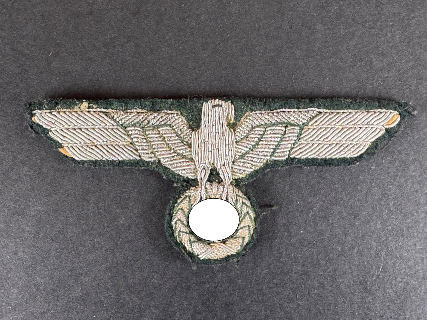 Photo 1 of WW2 German Army Officer's Tunic Breast Eagle - collectible militaria item