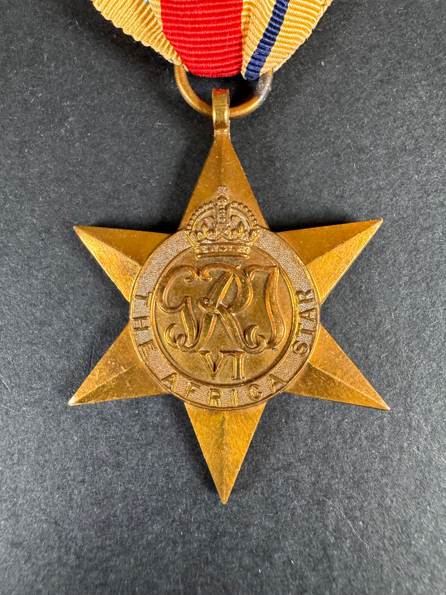 Photo 2 of WW2 British Africa Star Campaign Medal - collectible militaria item