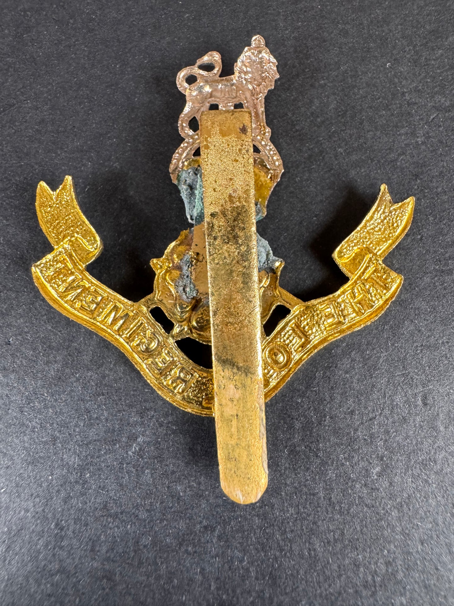Photo 2 of WW2 British Army The Loyal North Lancashire Regiment Cap Badge - collectible militaria item