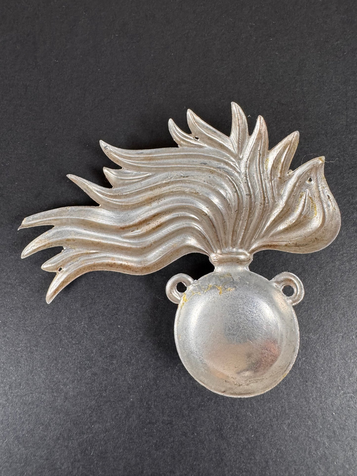 Photo 2 of Italian Carabinieri Helmet or Visor Cap Badge - collectible militaria item