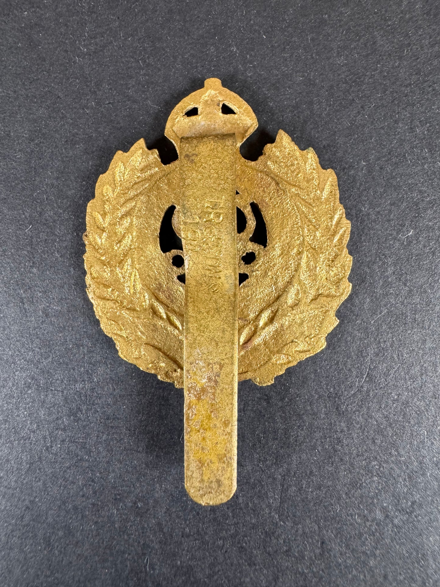 Photo 2 of WW2 British India Army Royal Engineers Pagri badge - collectible militaria item