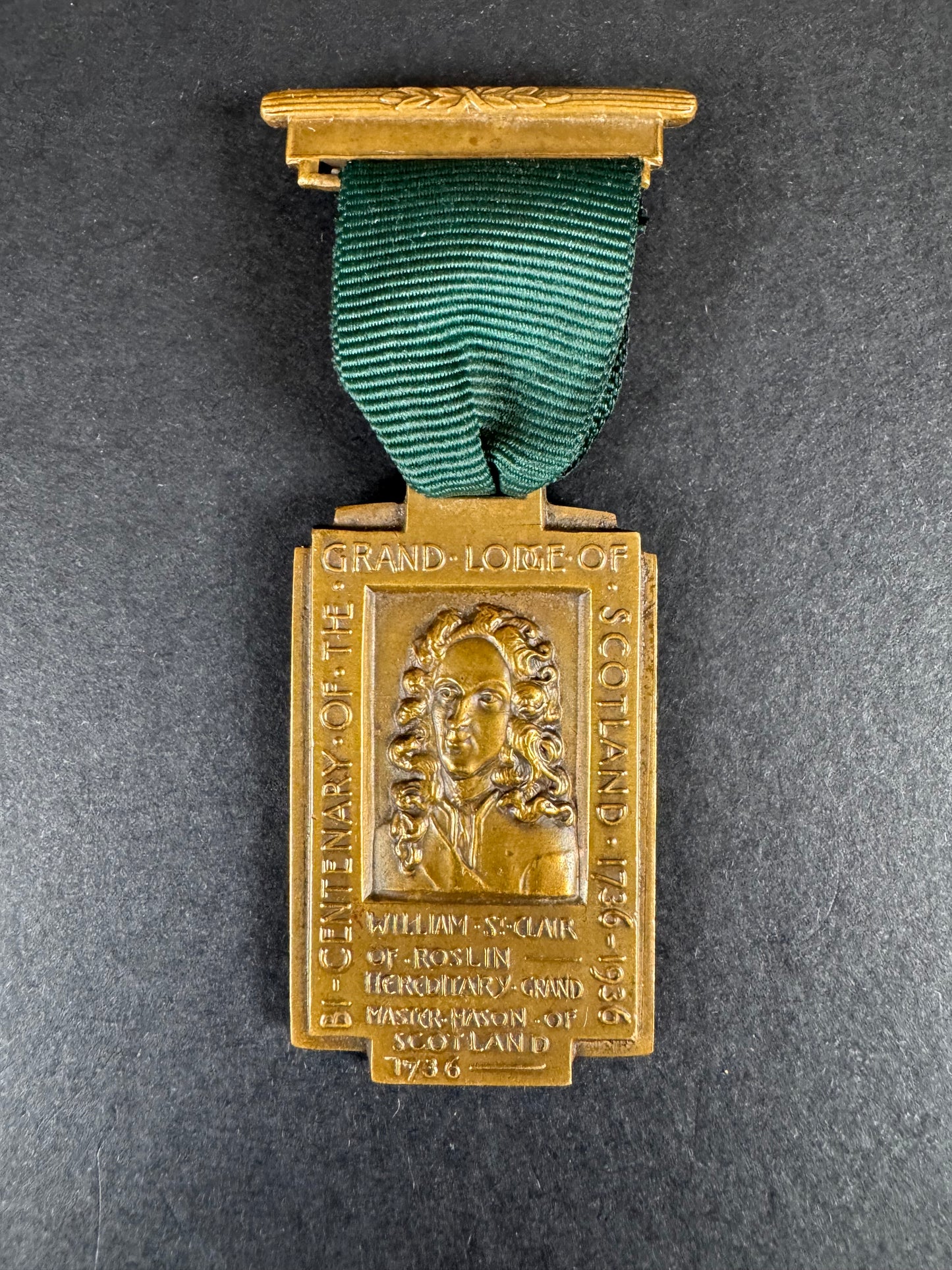 Photo 1 of Bi-centenary of the Grand Lodge of Scotland 1736-1936 Masonic Medal Jewel - collectible militaria item