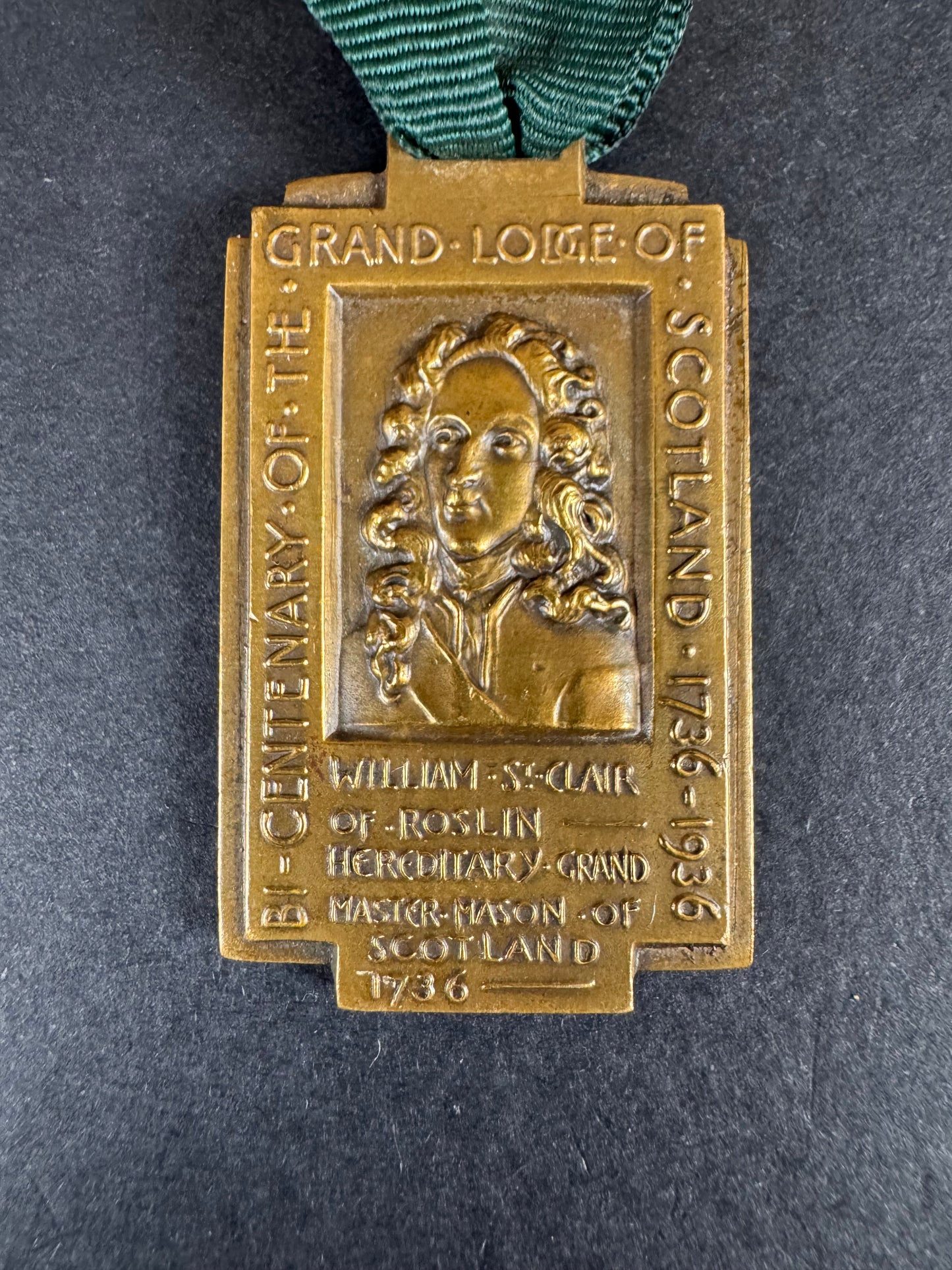 Photo 2 of Bi-centenary of the Grand Lodge of Scotland 1736-1936 Masonic Medal Jewel - collectible militaria item