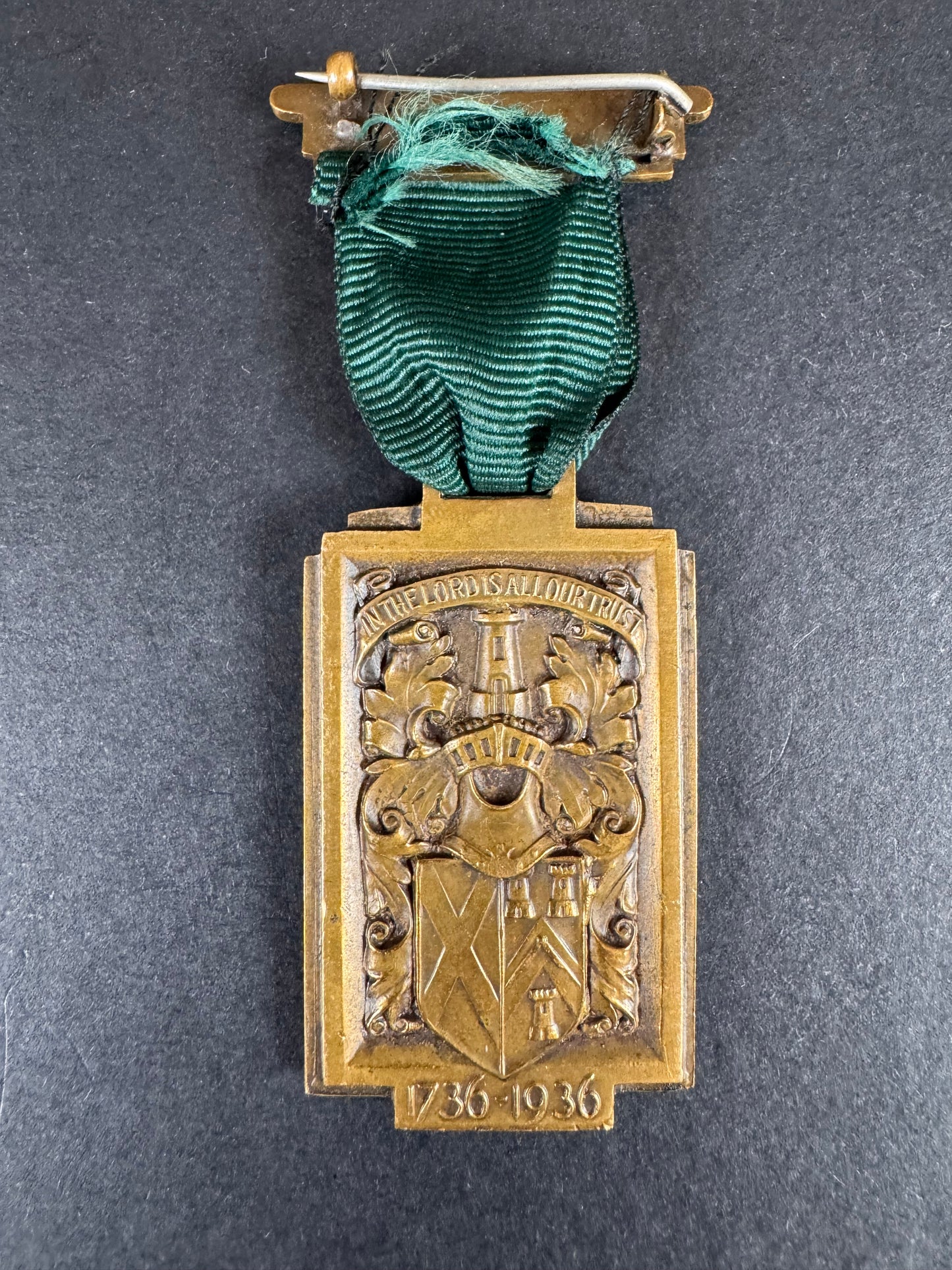 Photo 3 of Bi-centenary of the Grand Lodge of Scotland 1736-1936 Masonic Medal Jewel - collectible militaria item