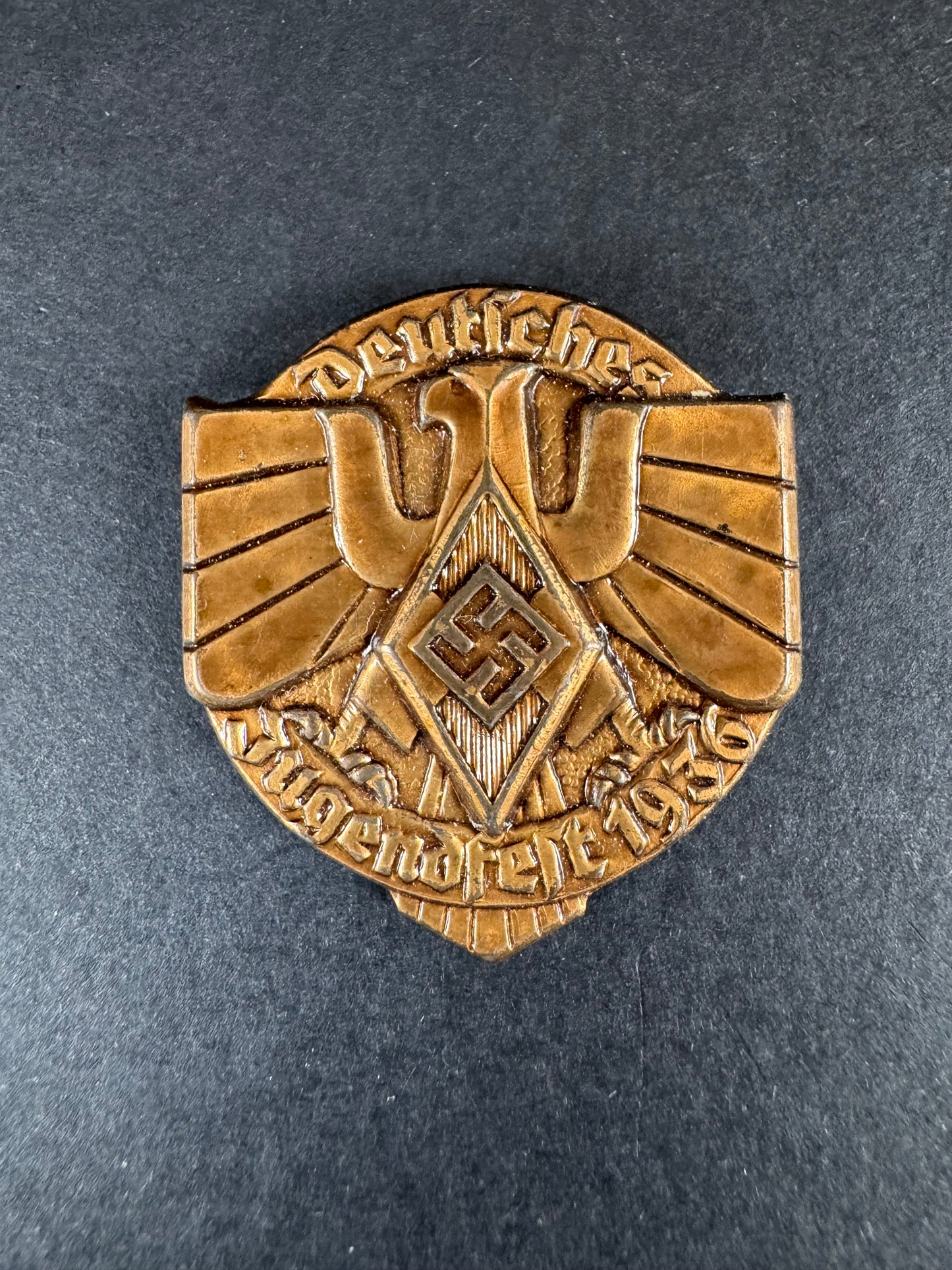 Photo 2 of Hitler Youth Jugendfest 1936 Event Tinnie - collectible militaria item