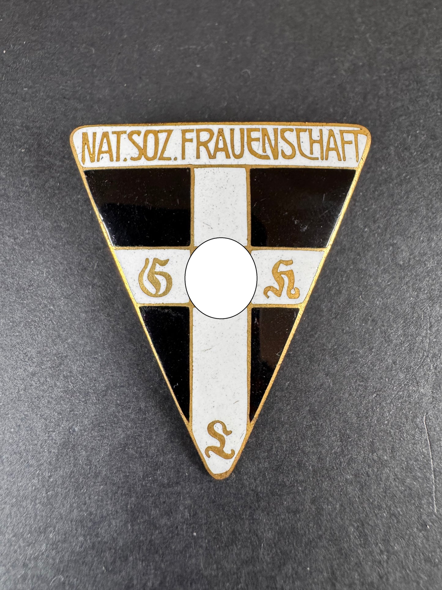 Photo 1 of Third Reich NS Frauenschaft Membership Badge - collectible militaria item