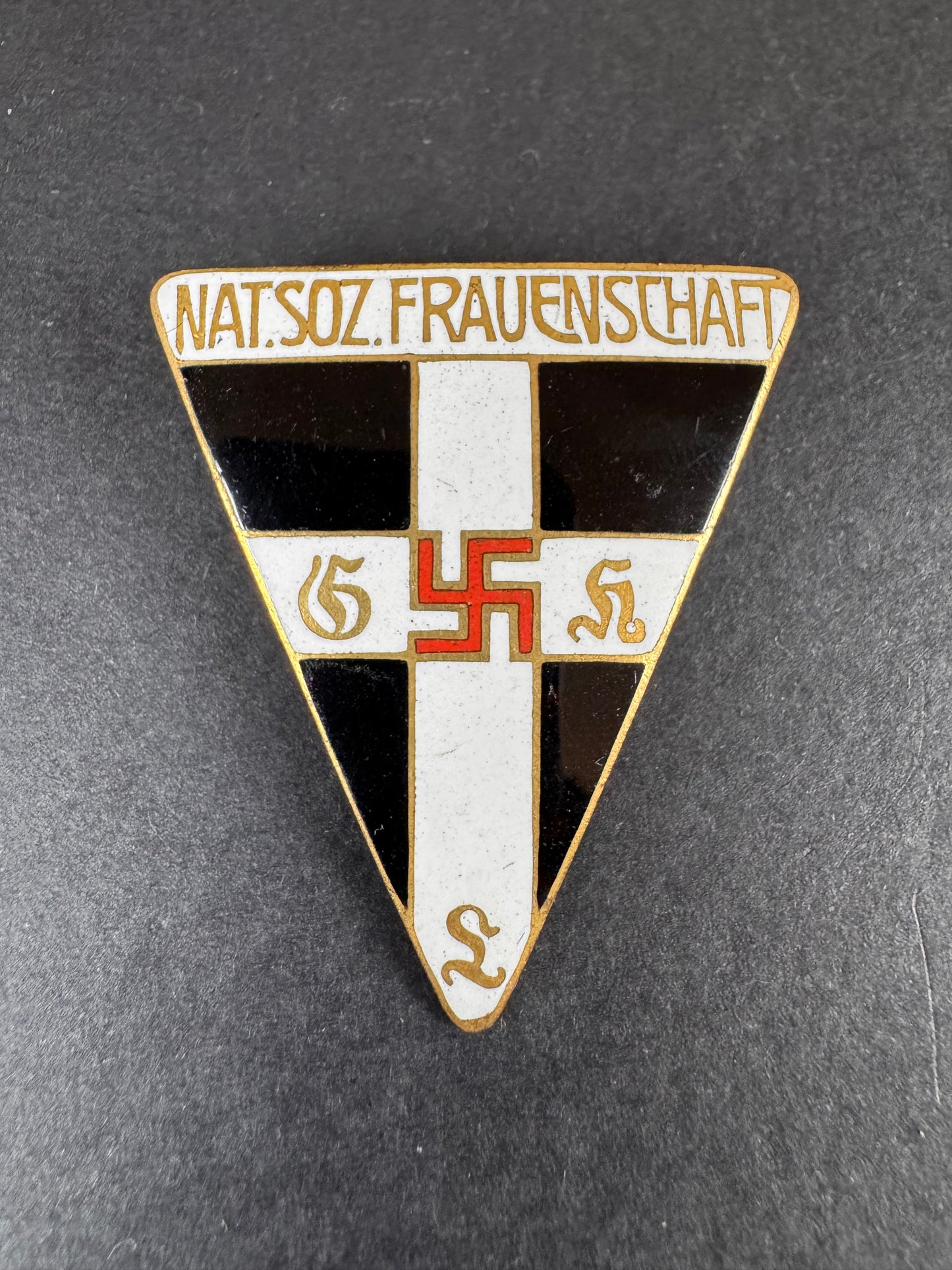 Photo 2 of Third Reich NS Frauenschaft Membership Badge - collectible militaria item
