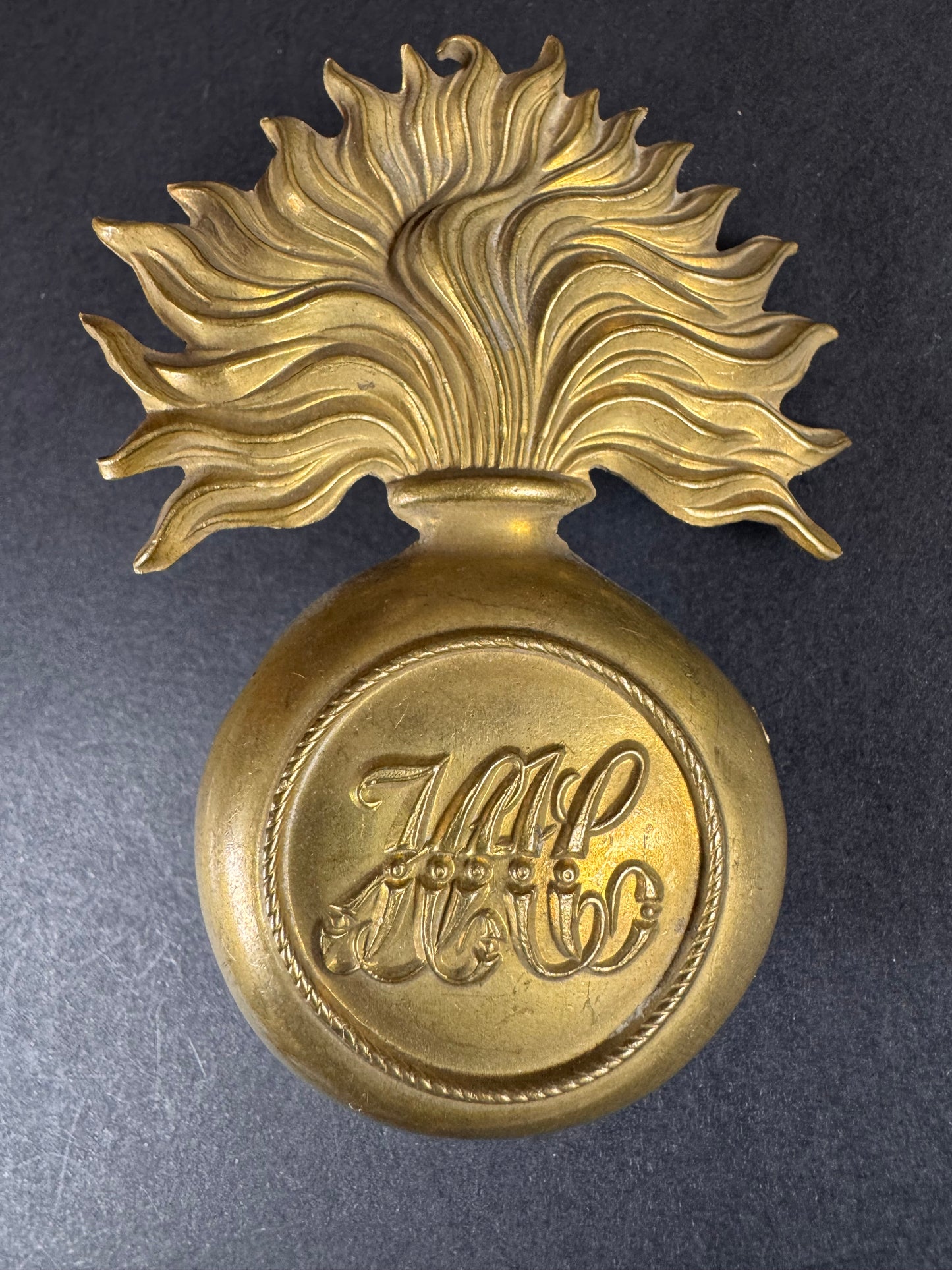 Photo 1 of Victorian British Army Honourable Artillery Company (HAC) 1879 Busby Cap Badge - collectible militaria item