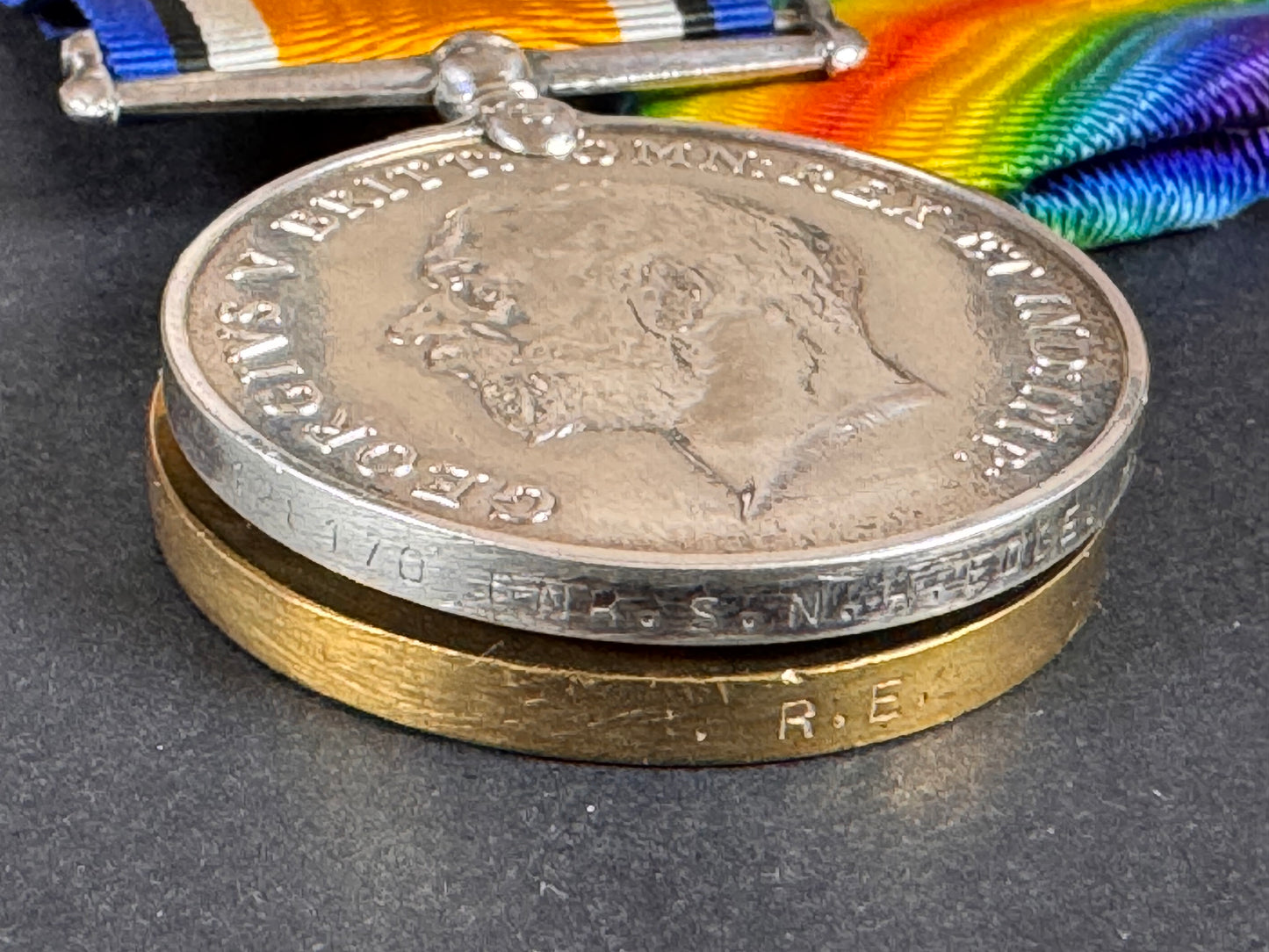 WW1 British War Medal & Victory Medal - Royal Engineers Pioneer