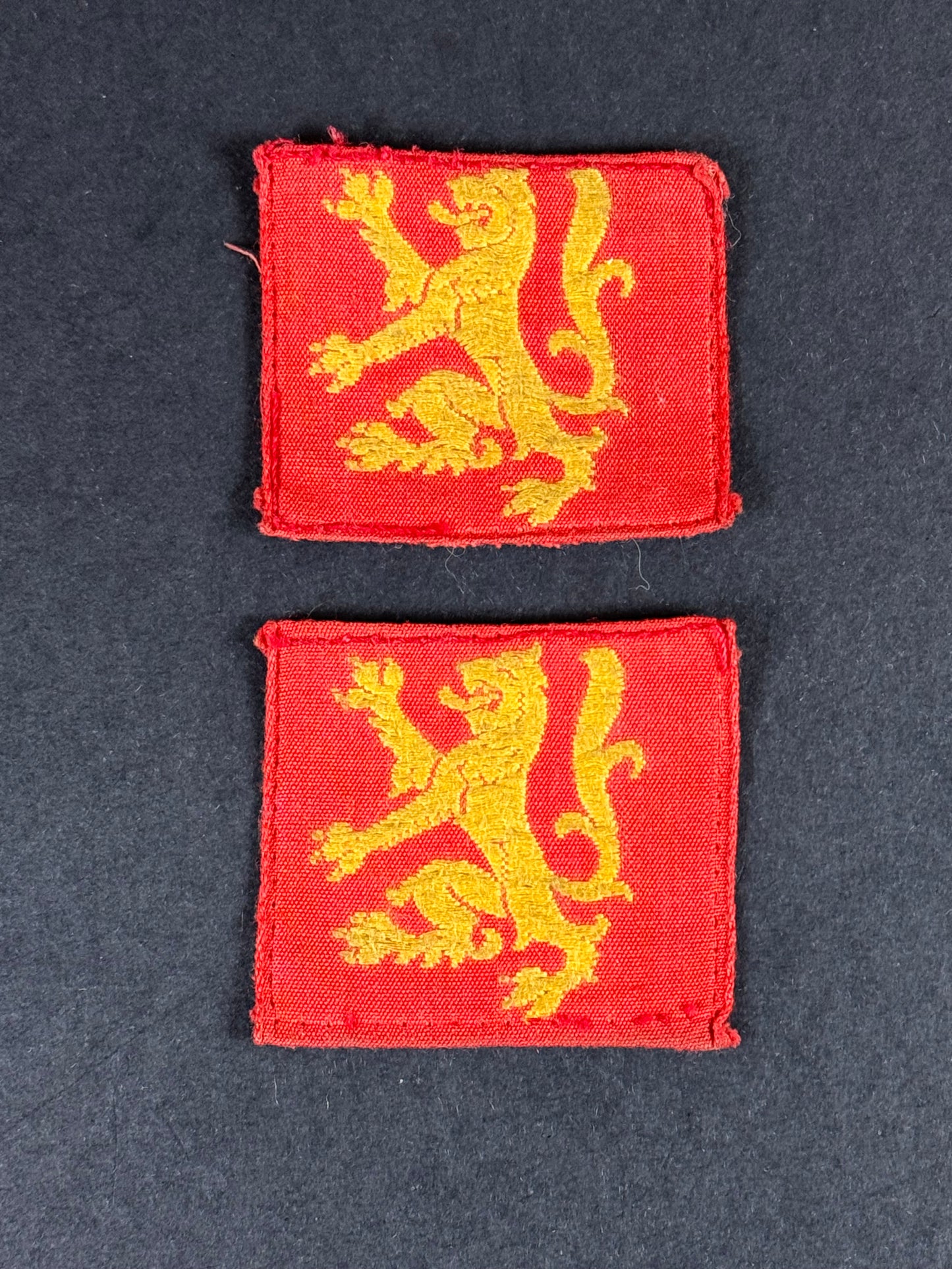Photo 1 of WW2 British Army Headquarters Scottish Command Formation Signs - collectible militaria item