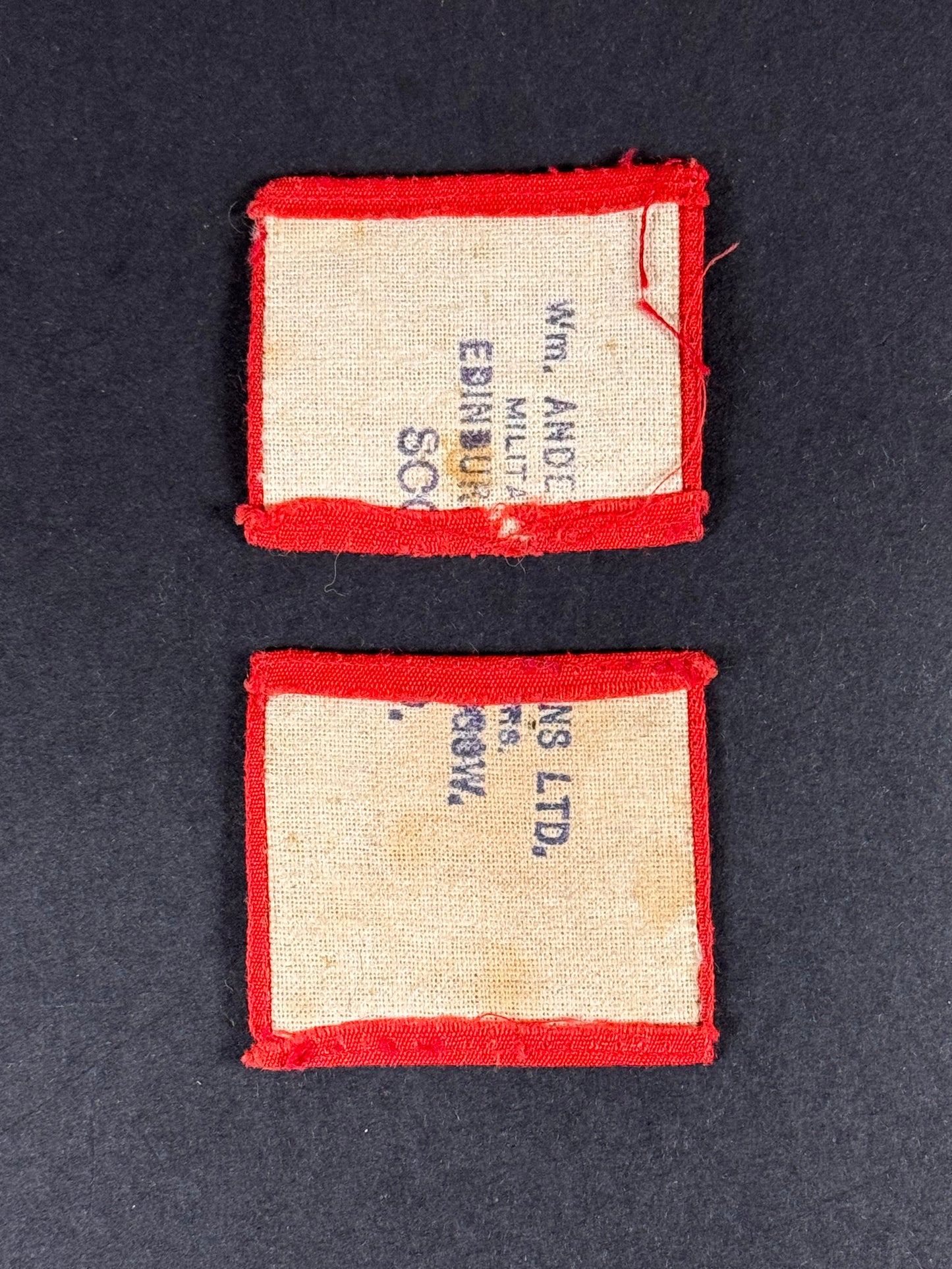 Photo 2 of WW2 British Army Headquarters Scottish Command Formation Signs - collectible militaria item