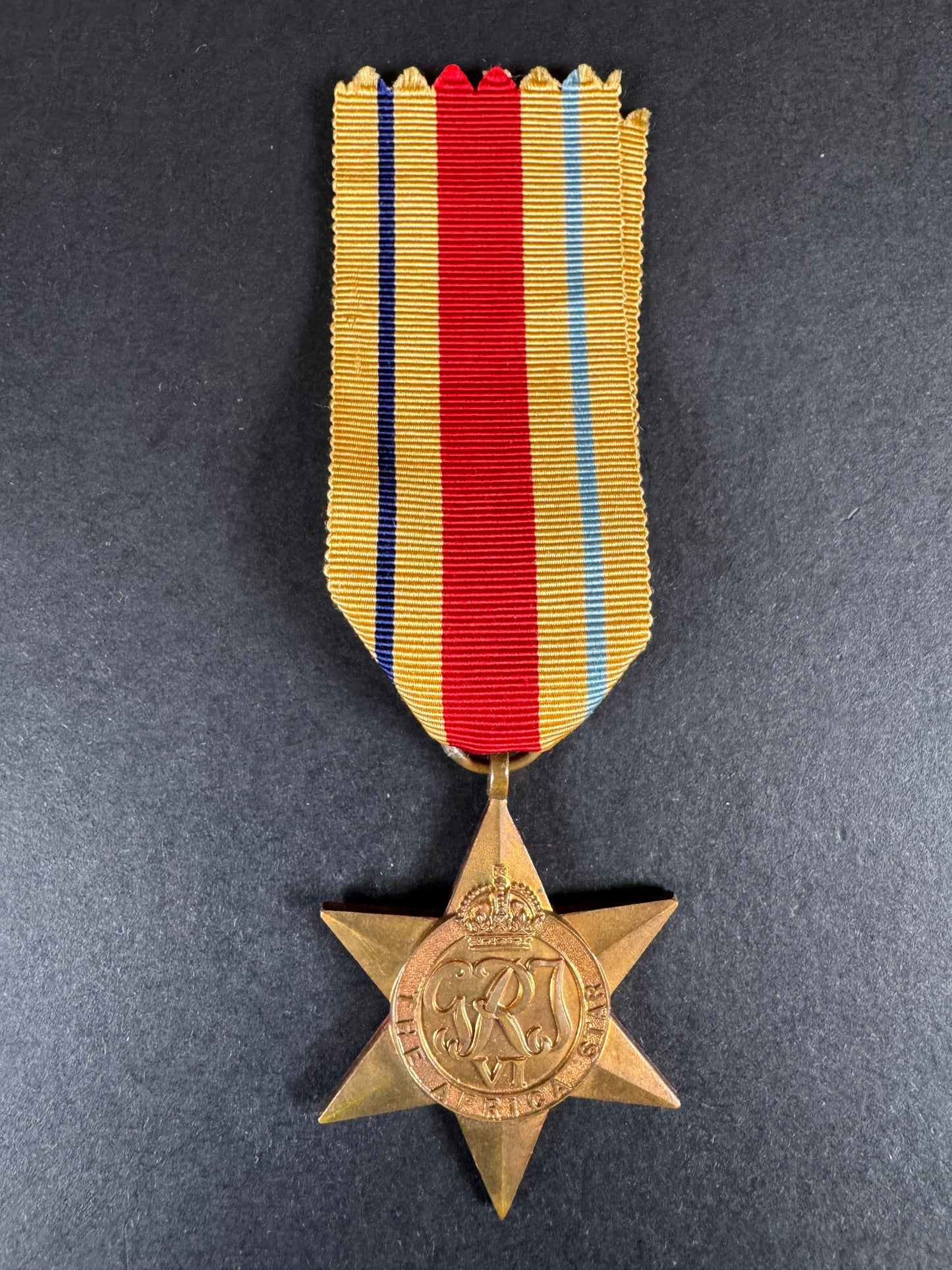 Photo 1 of WW2 British Africa Star Campaign Medal - collectible militaria item