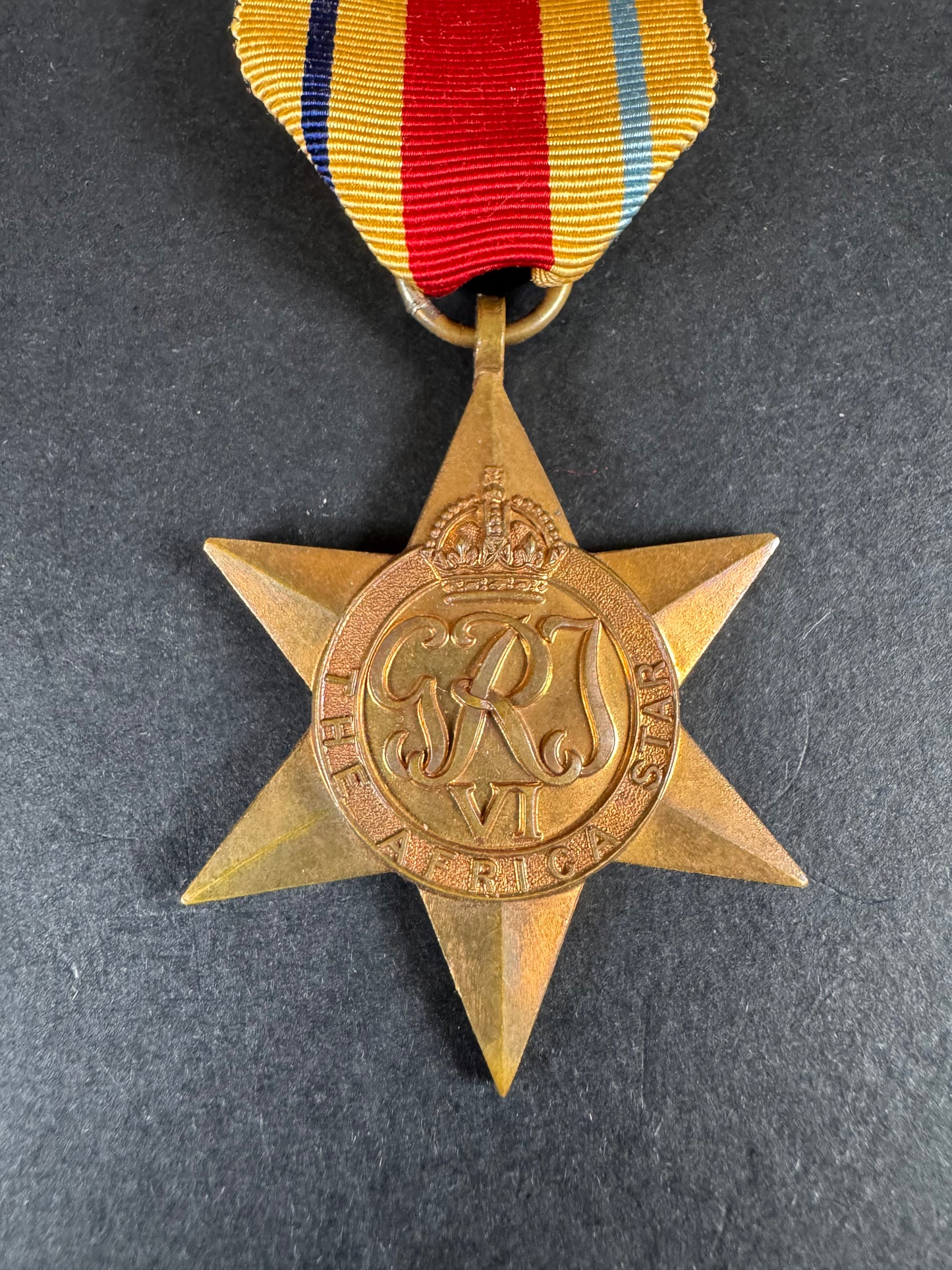 Photo 2 of WW2 British Africa Star Campaign Medal - collectible militaria item