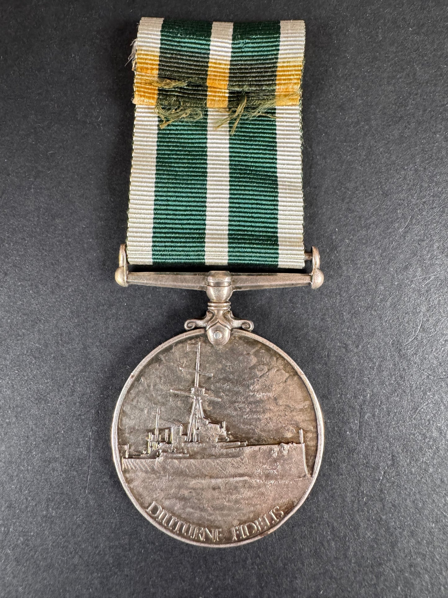 Photo 2 of WW1 British Royal Navy Reserve Long Service and Good Conduct Medal LSGC - collectible militaria item