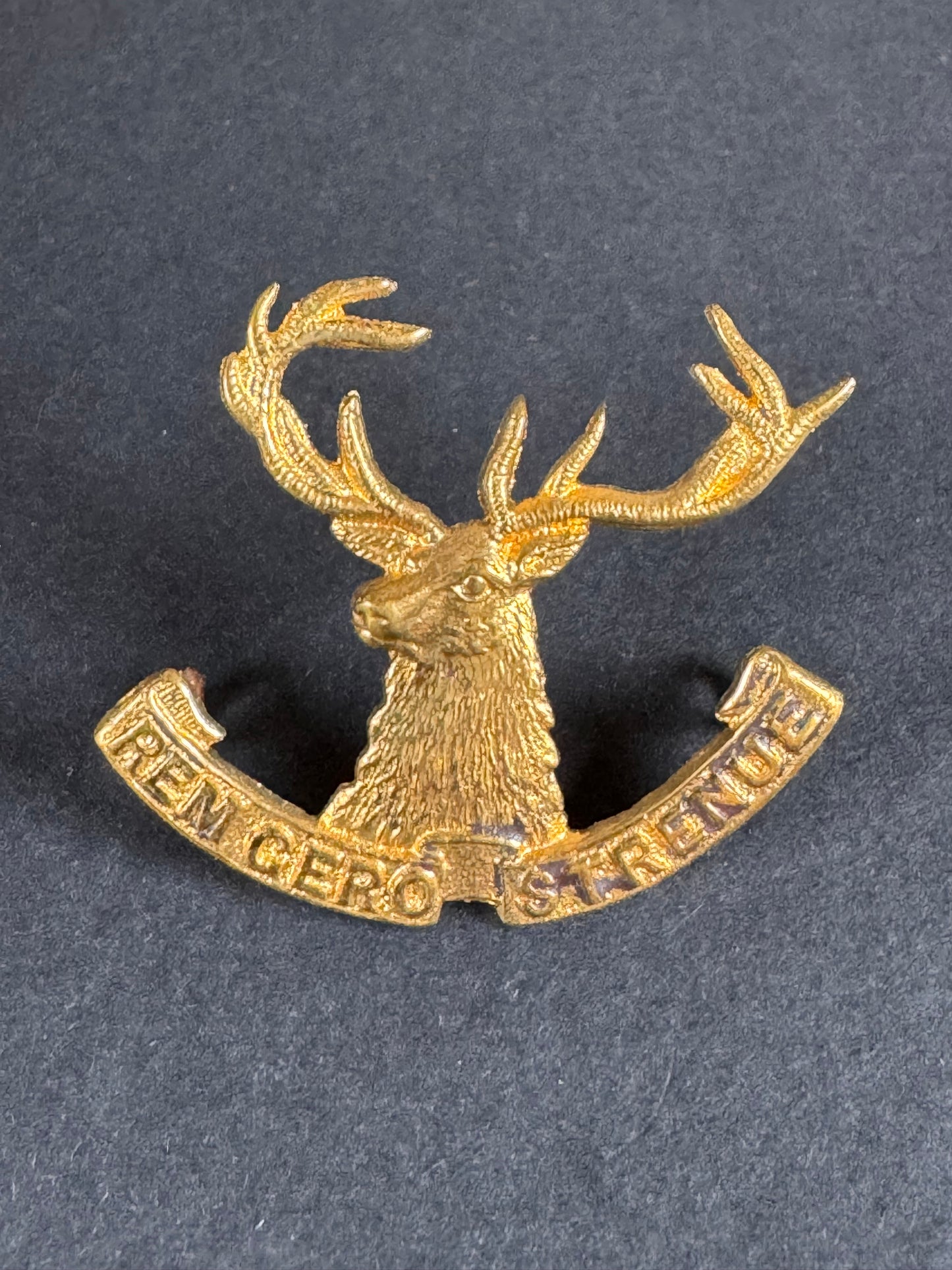 Photo 1 of WW1 New Zealand Army 10th Mounted Rifles Cap Badge ANZAC NZEF - collectible militaria item