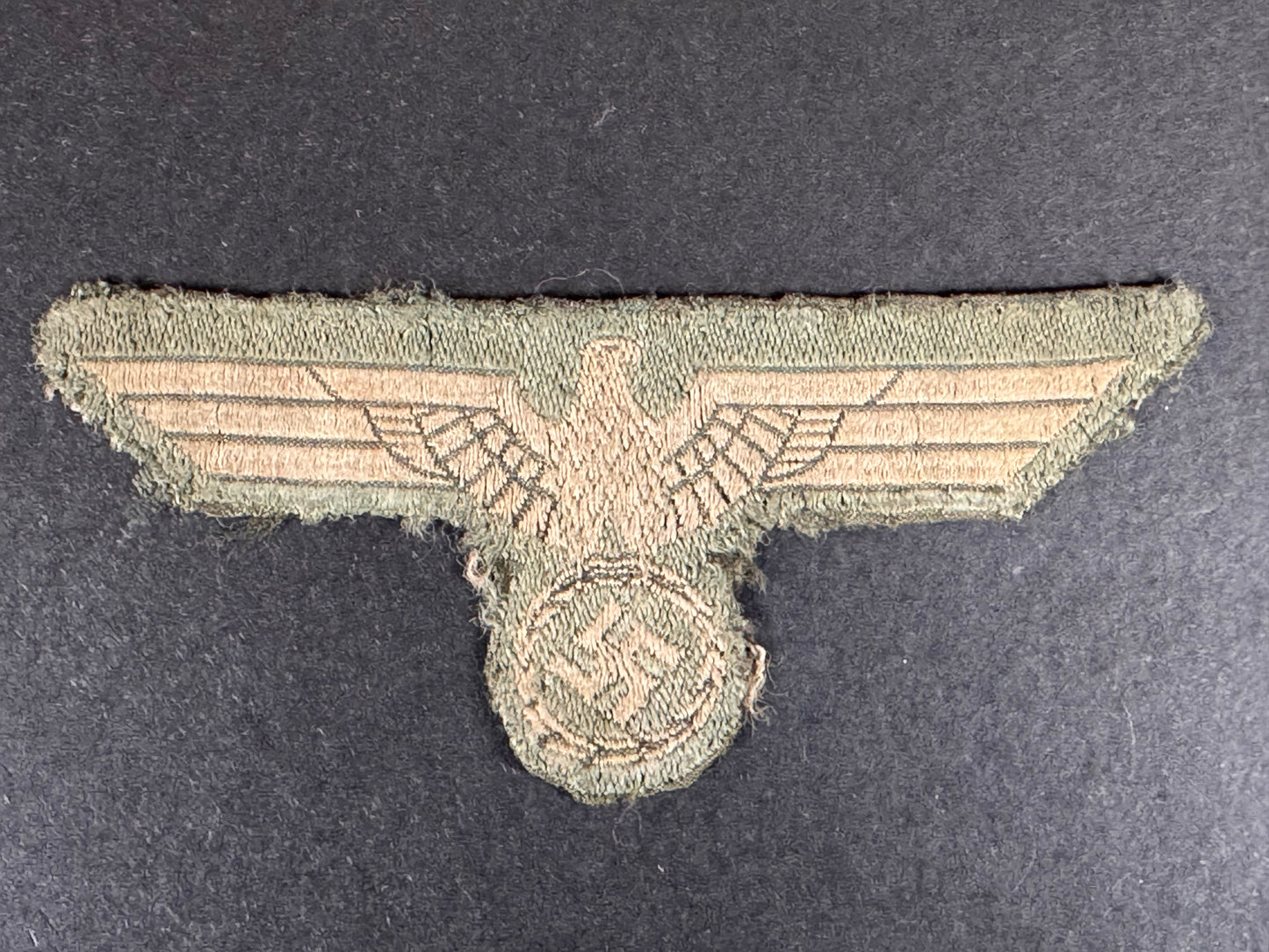 Photo 2 of WW2 German Army M36 Tunic Breast Eagle - collectible militaria item