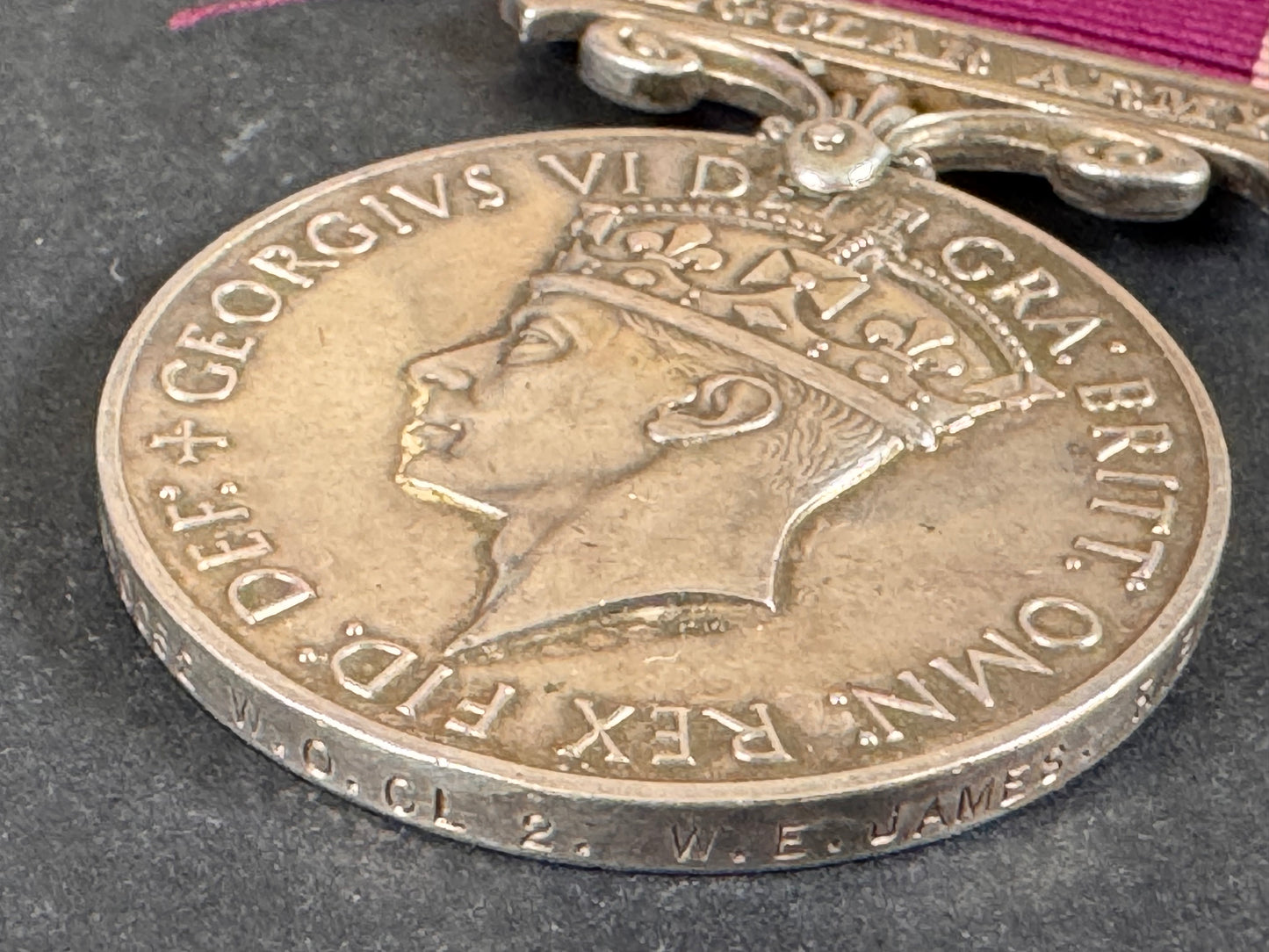 Photo 5 of GVI British Regular Army Long Service Good Conduct Medal LSGC - collectible militaria item