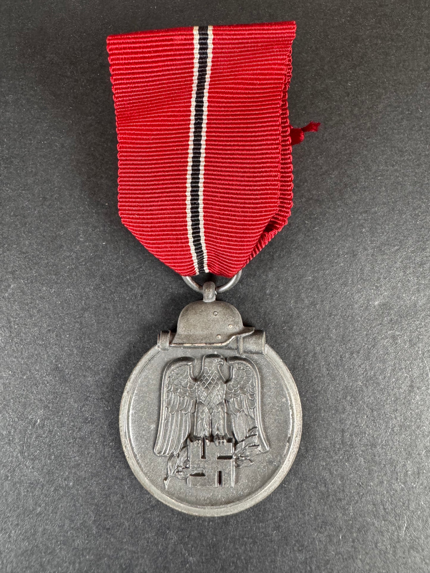 Photo 2 of WW2 German Eastern Front Medal (Ostmedaille), 6 Fritz Zimmermann - collectible militaria item