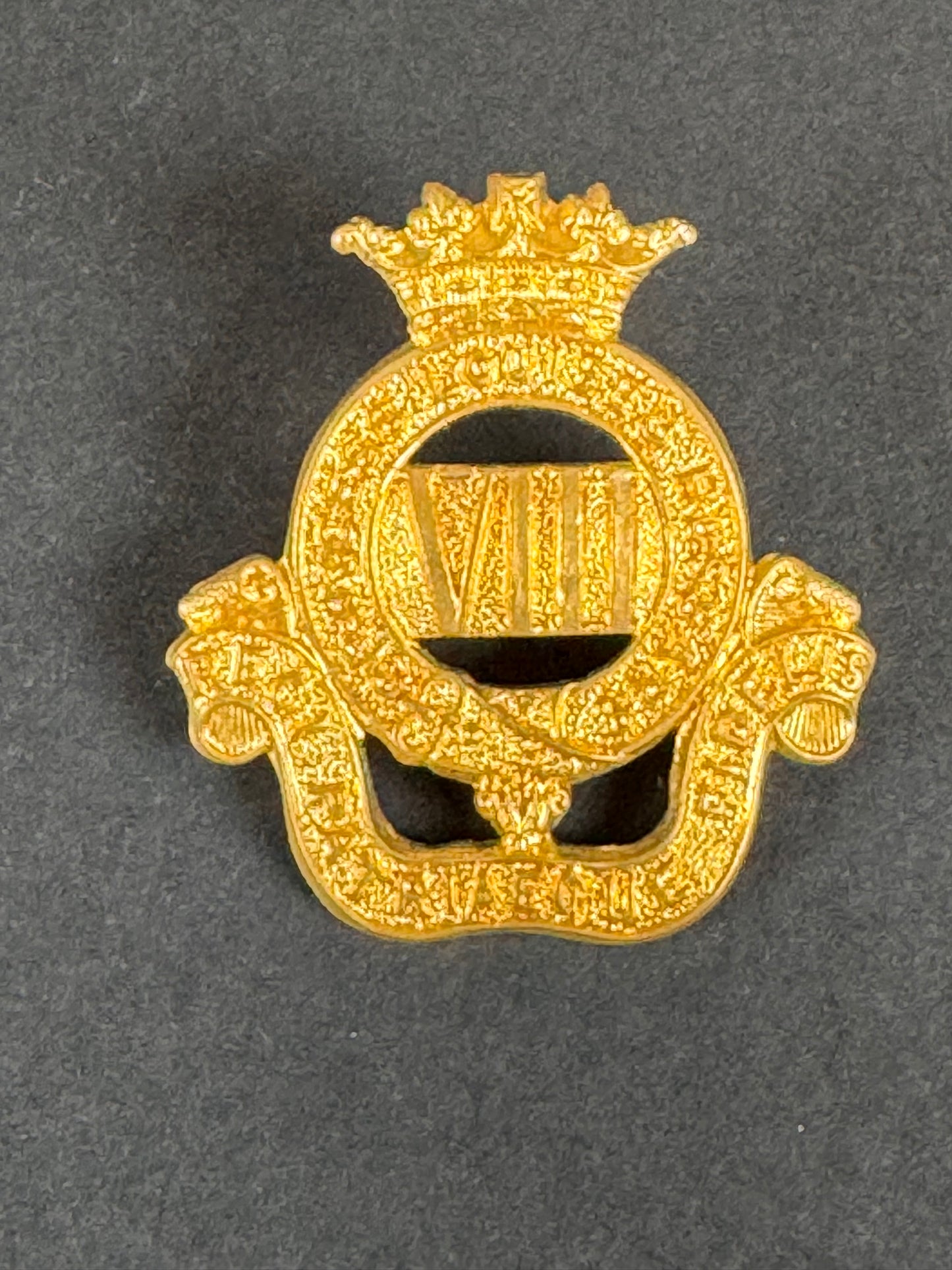 Photo 1 of WW2 Canadian Army 8th Princess Louise's Hussars Cap Badge - collectible militaria item