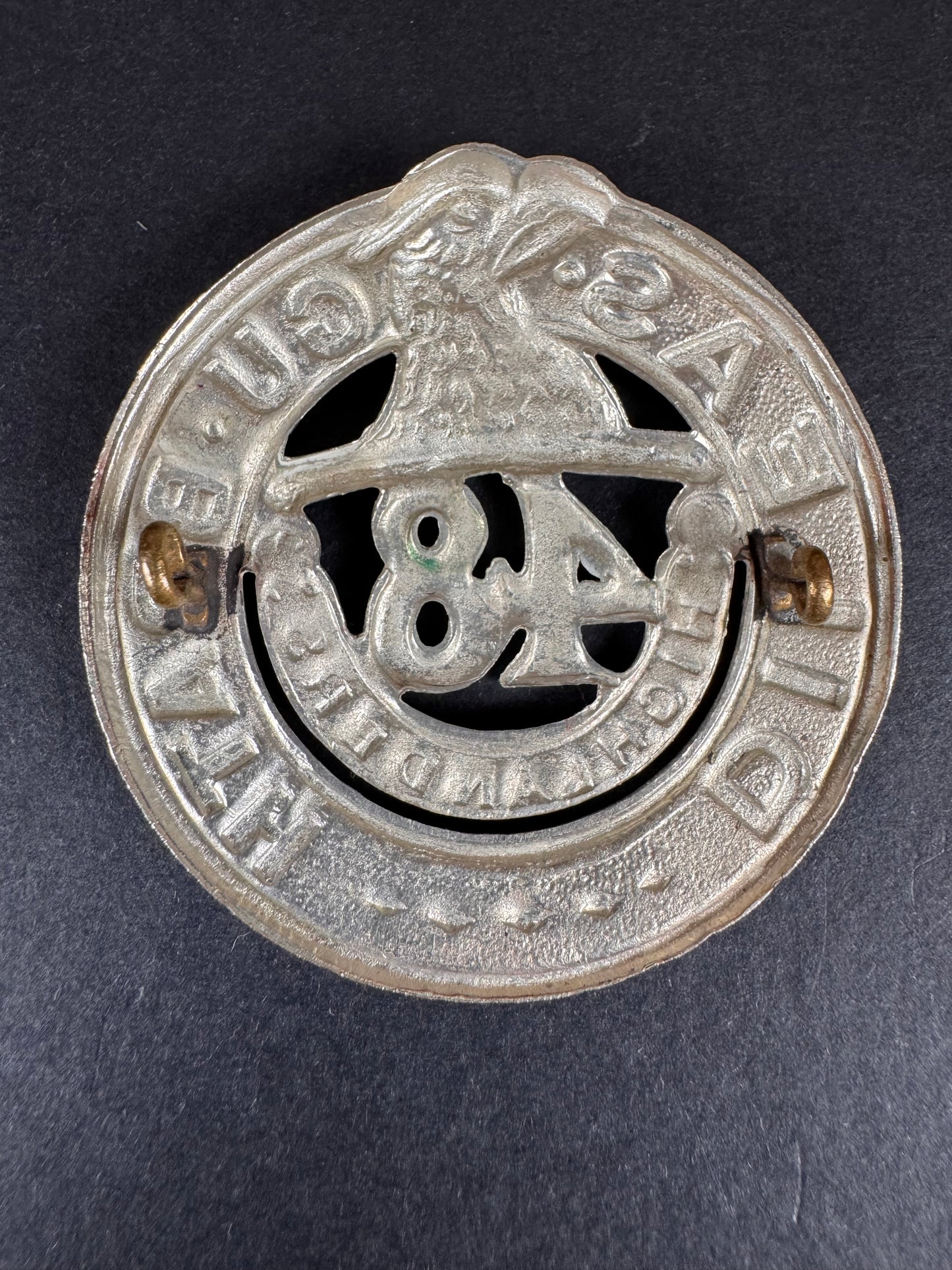 Photo 3 of WW2 Canadian Army 48th Highlanders Glengarry Cap Badge - collectible militaria item