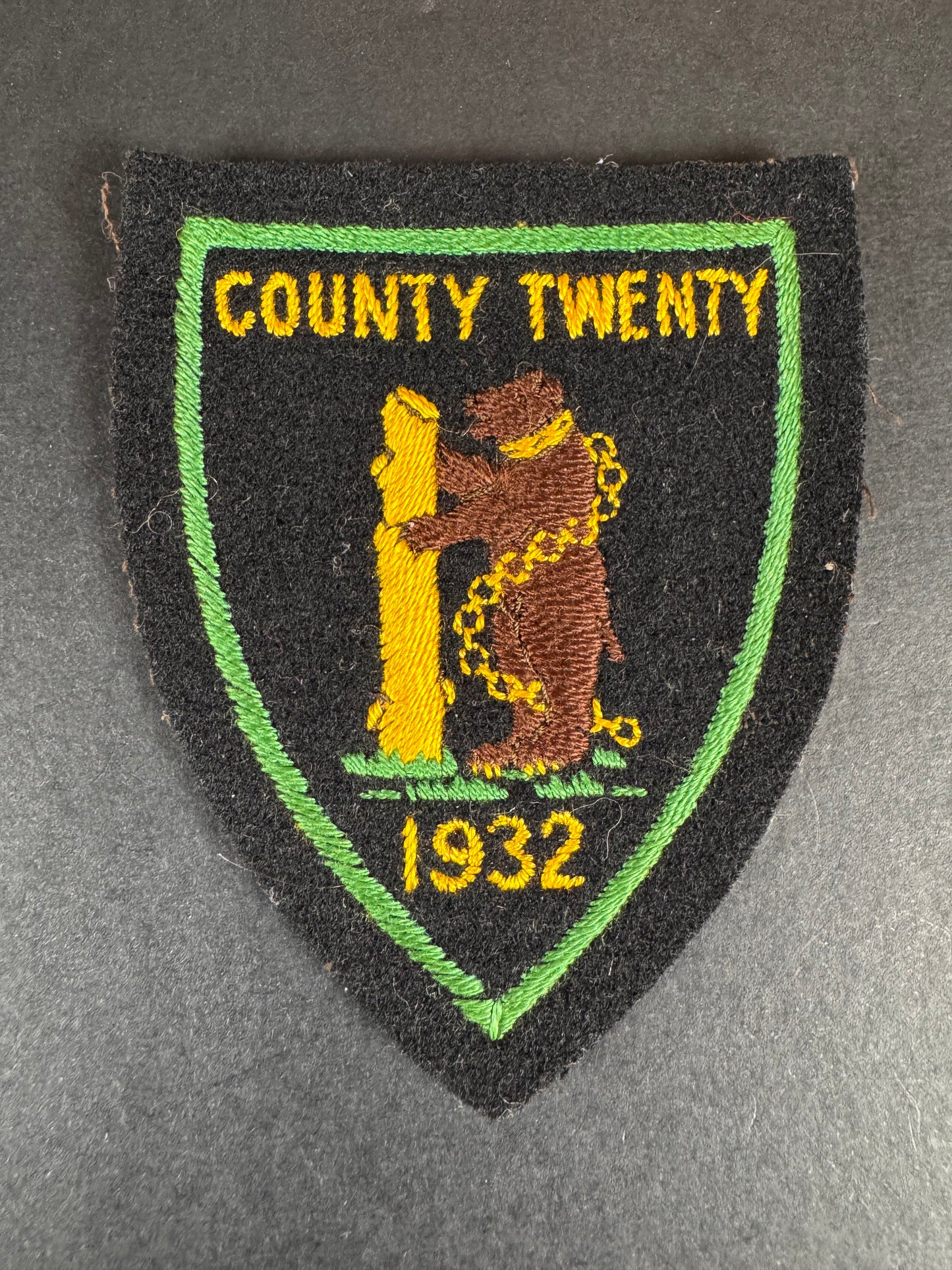 Photo 1 of British Army Warwickshire County Twenty Yeomanry Militia 1932 Badge - collectible militaria item