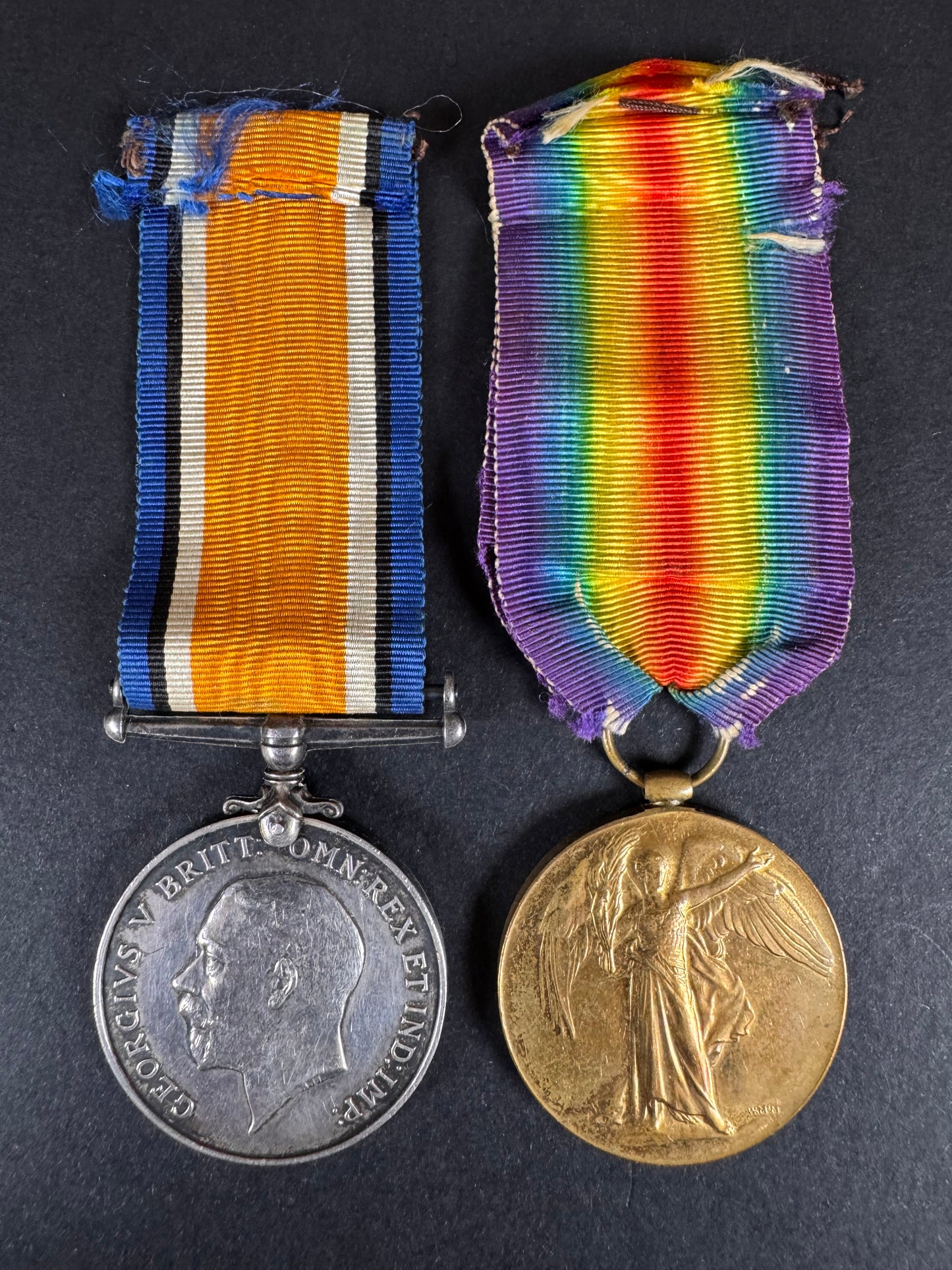 Photo 1 of WW1 British War Medal & Victory Medal - Machine Gun Corps - collectible militaria item