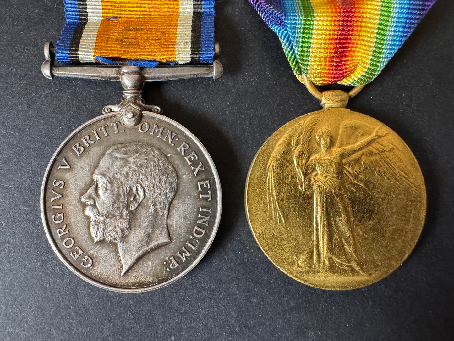 Photo 3 of WW1 British War Medal & Victory Medal - Machine Gun Corps - collectible militaria item