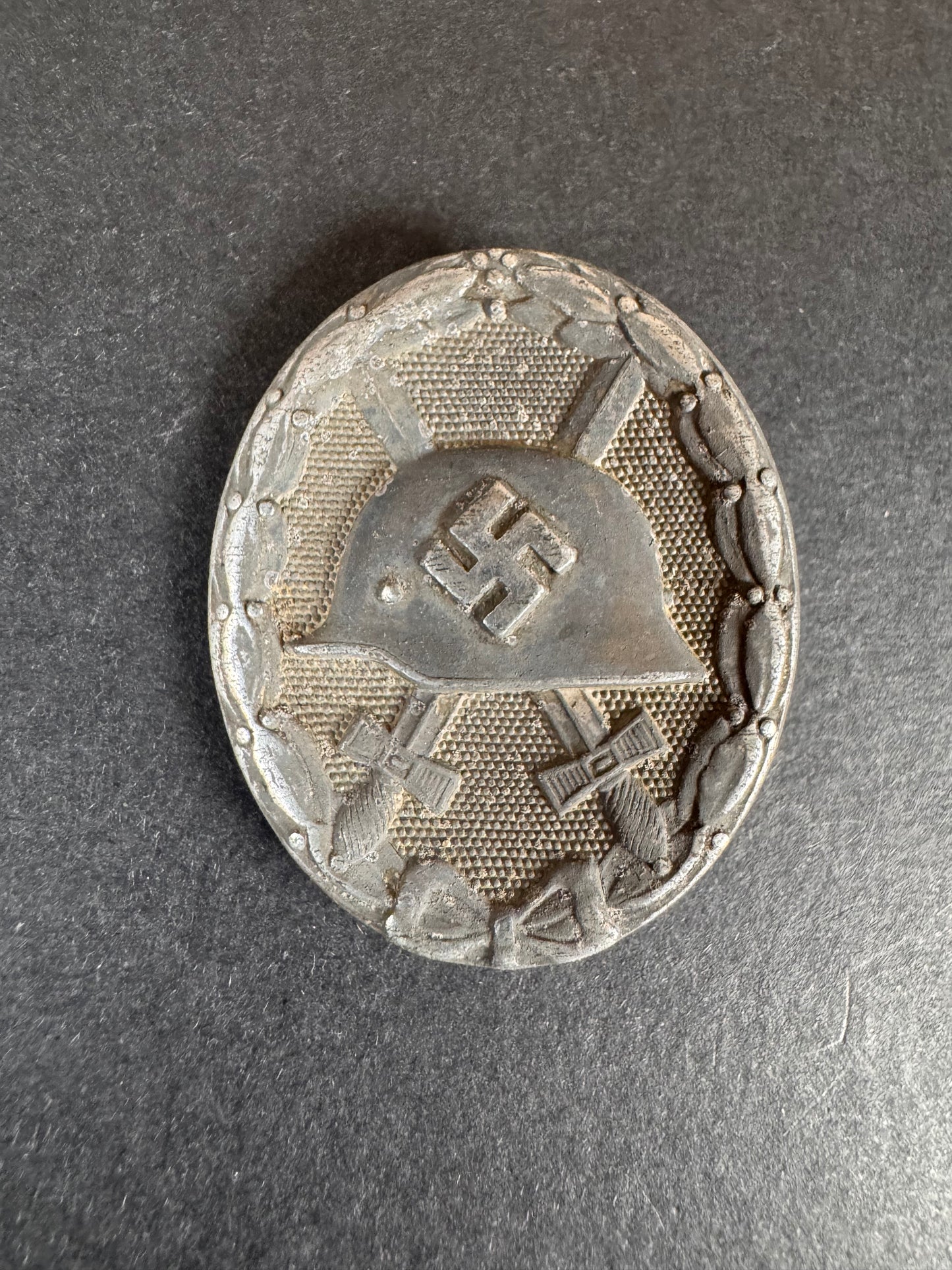 Photo 2 of WW2 German 1939 Silver Wound Badge 127 - collectible militaria item