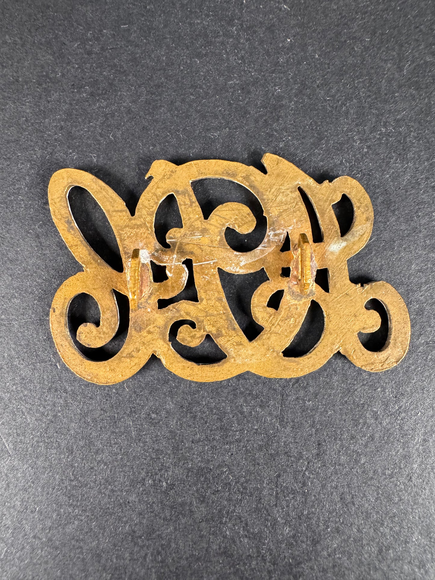 Photo 2 of Victorian British Army Pay Corps Cap Badge APC - collectible militaria item