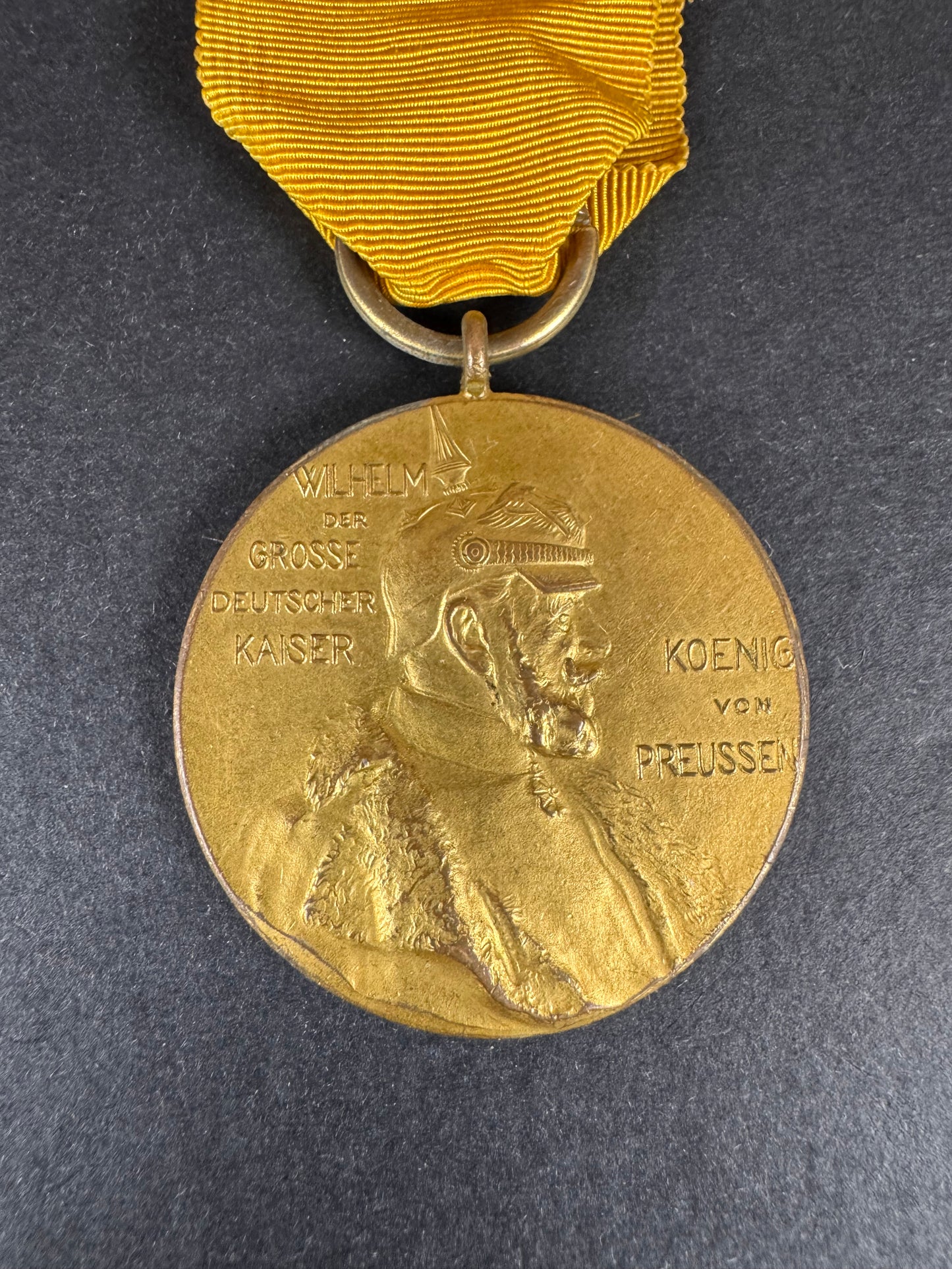 Photo 2 of German Empire 1897 Prussian Kaiser Wilhelm Centennial Medal - collectible militaria item