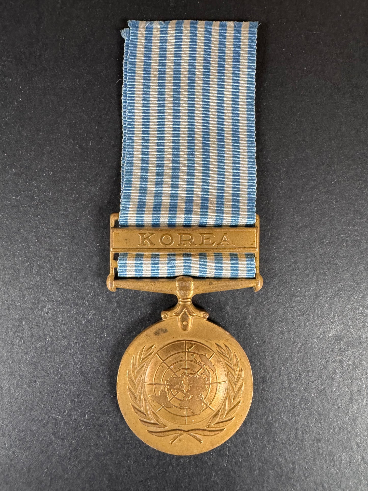 Photo 1 of United Nations Korea War Medal British Issue - collectible militaria item