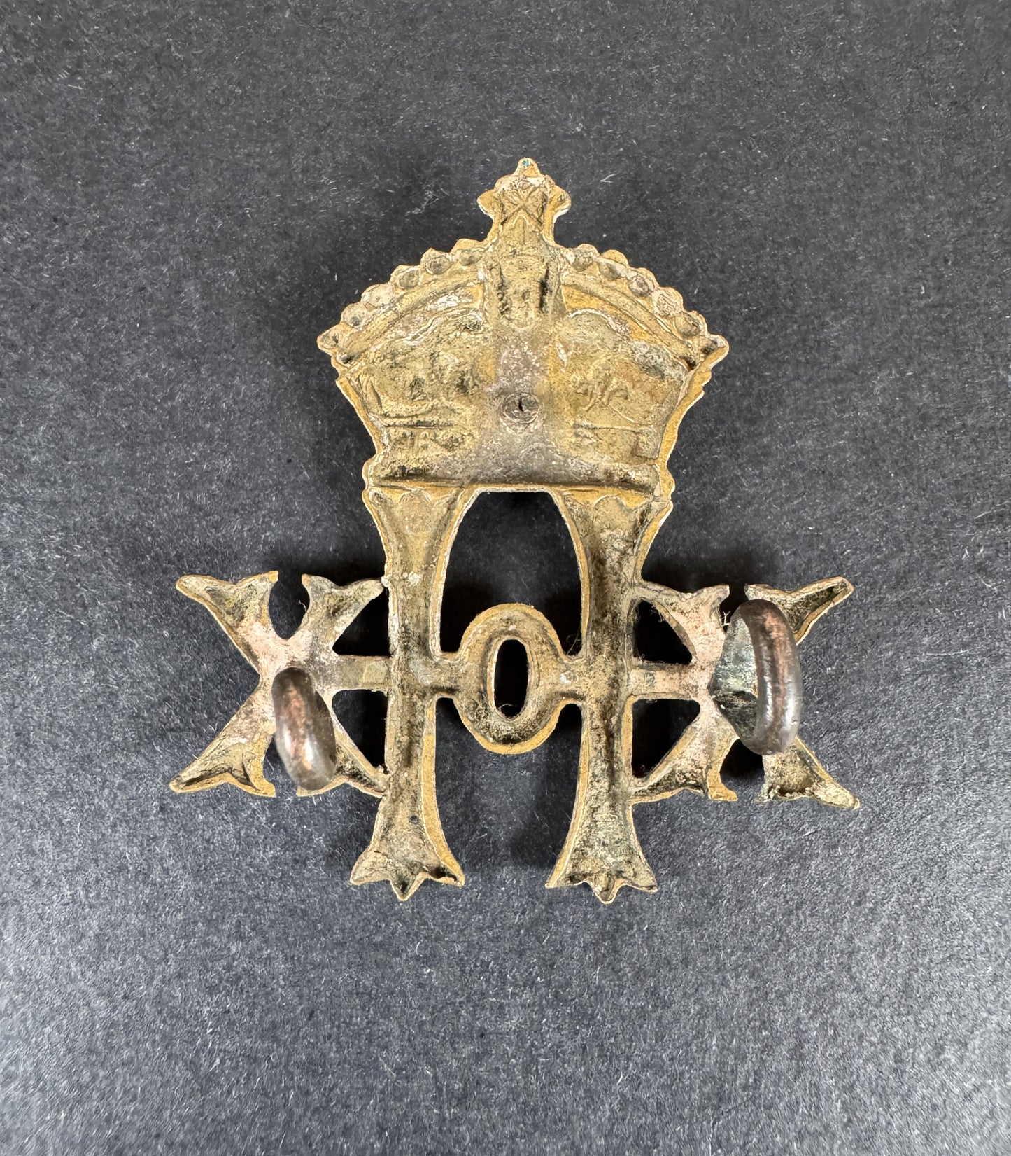Photo 2 of Victorian British Army 20th Hussars Cavalry Cap Badge - collectible militaria item