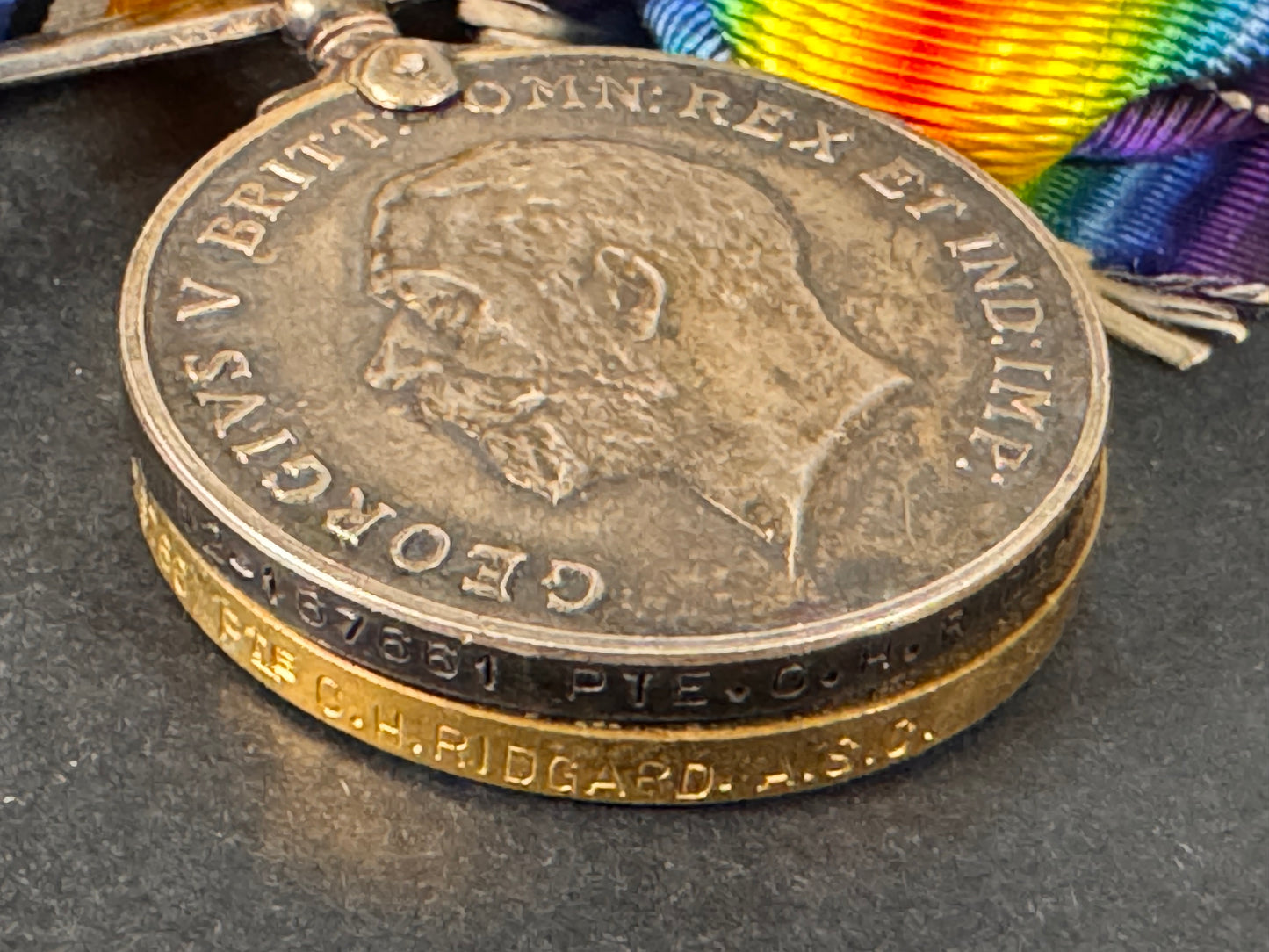 Photo 3 of WW1 British War Medal & Victory Medal Pair - collectible militaria item